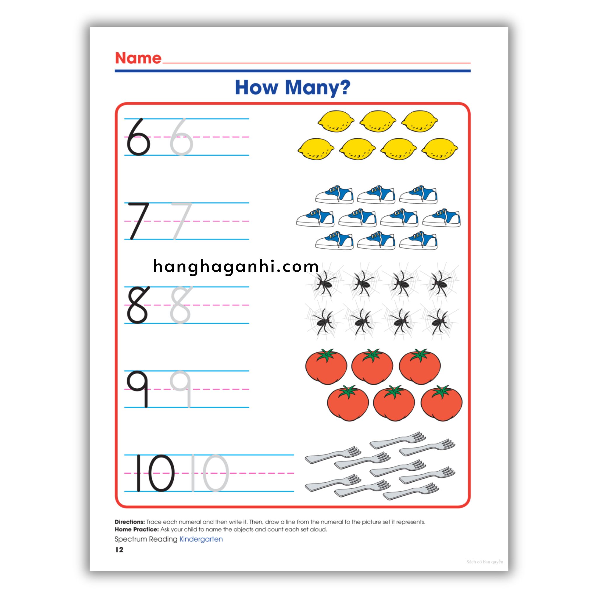 Sách Spectrum Reading Workbook Grade K_thumbnail_10