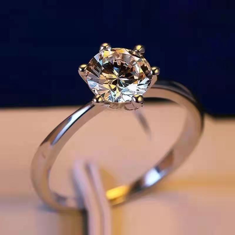 Nhẫn Nữ Cổ Điển Đính Kim Cương 6 Chấu_thumbnail_4