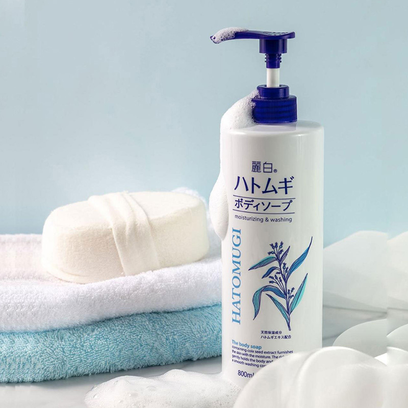 Sữa tắm sáng da HATOMUGI 800ml_thumbnail_2