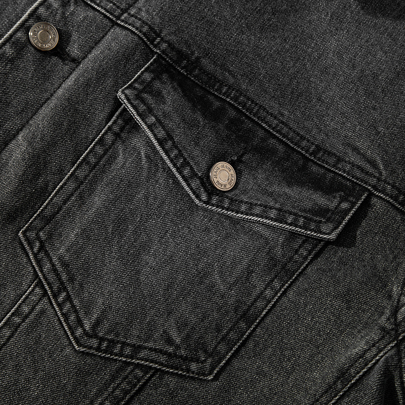 mùa đôngchicÁo khoác denim len cừu nam Mỹ hợp thời trang dáng ôm cộng với dày nhung đa năng đẹp trai áo khoác cotton áo khoác_thumbnail_4