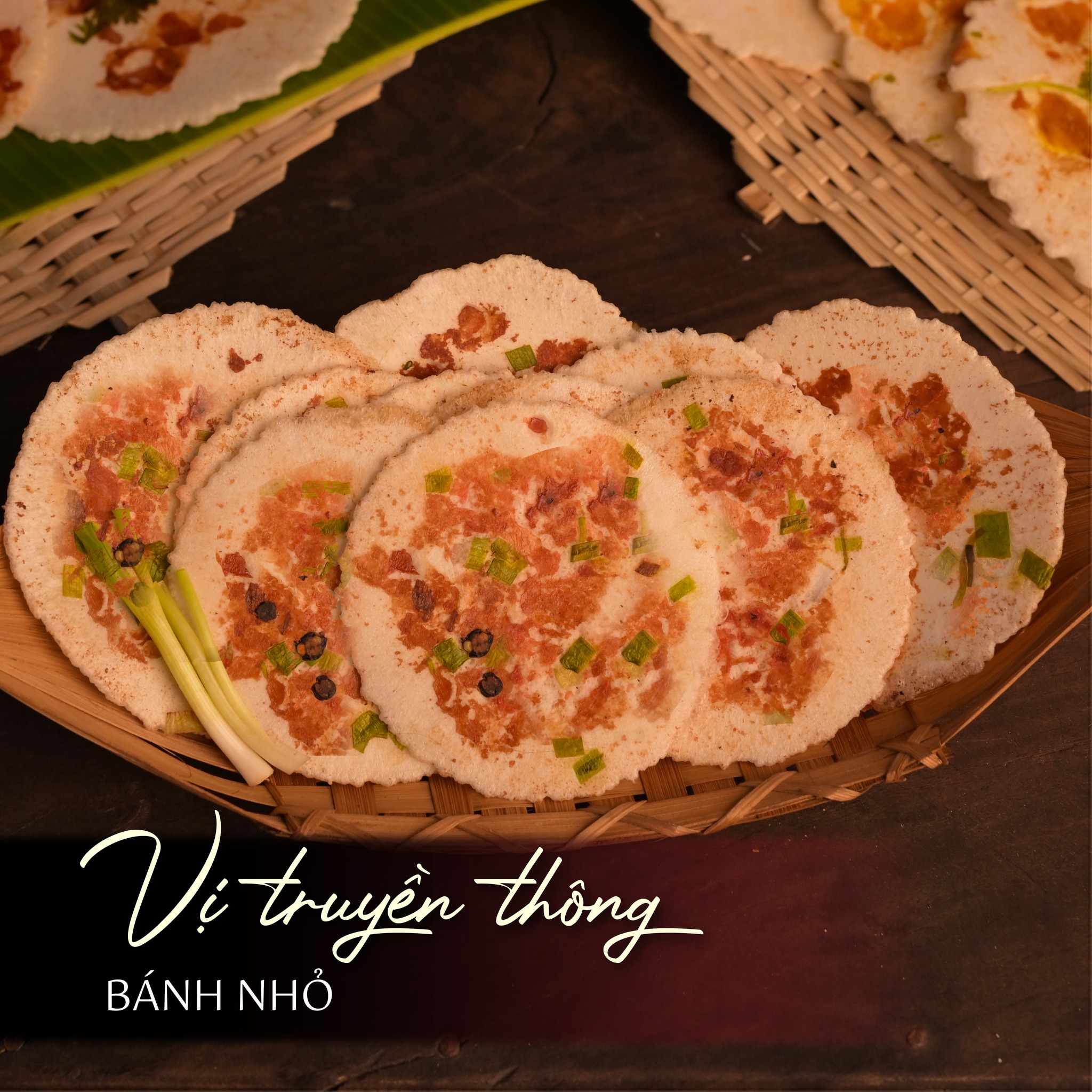 Bánh ép Vị Truyền thống Size Mini ~ Gói 10c