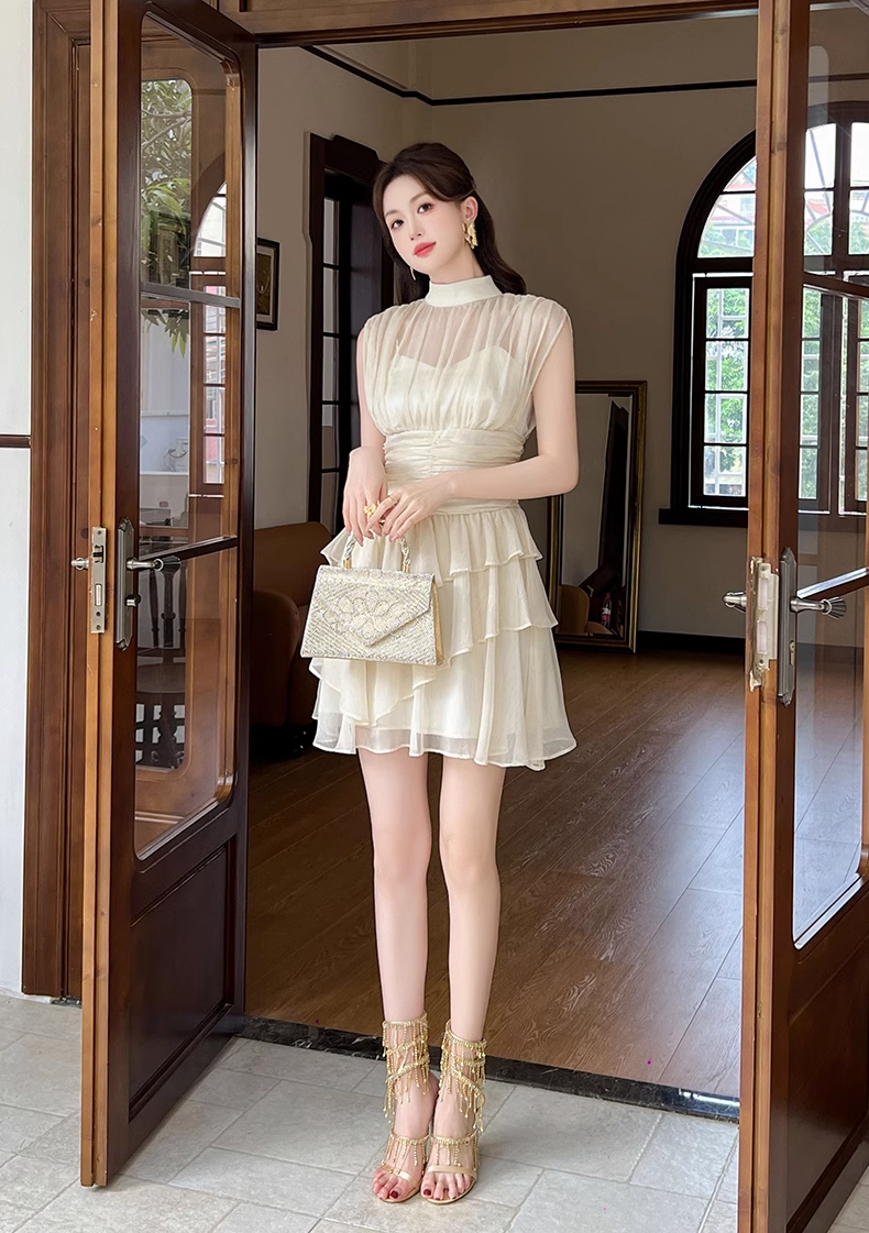 15790-Đầm voan trắng  tay con xếp tầng ( voan, lót)_thumbnail_0