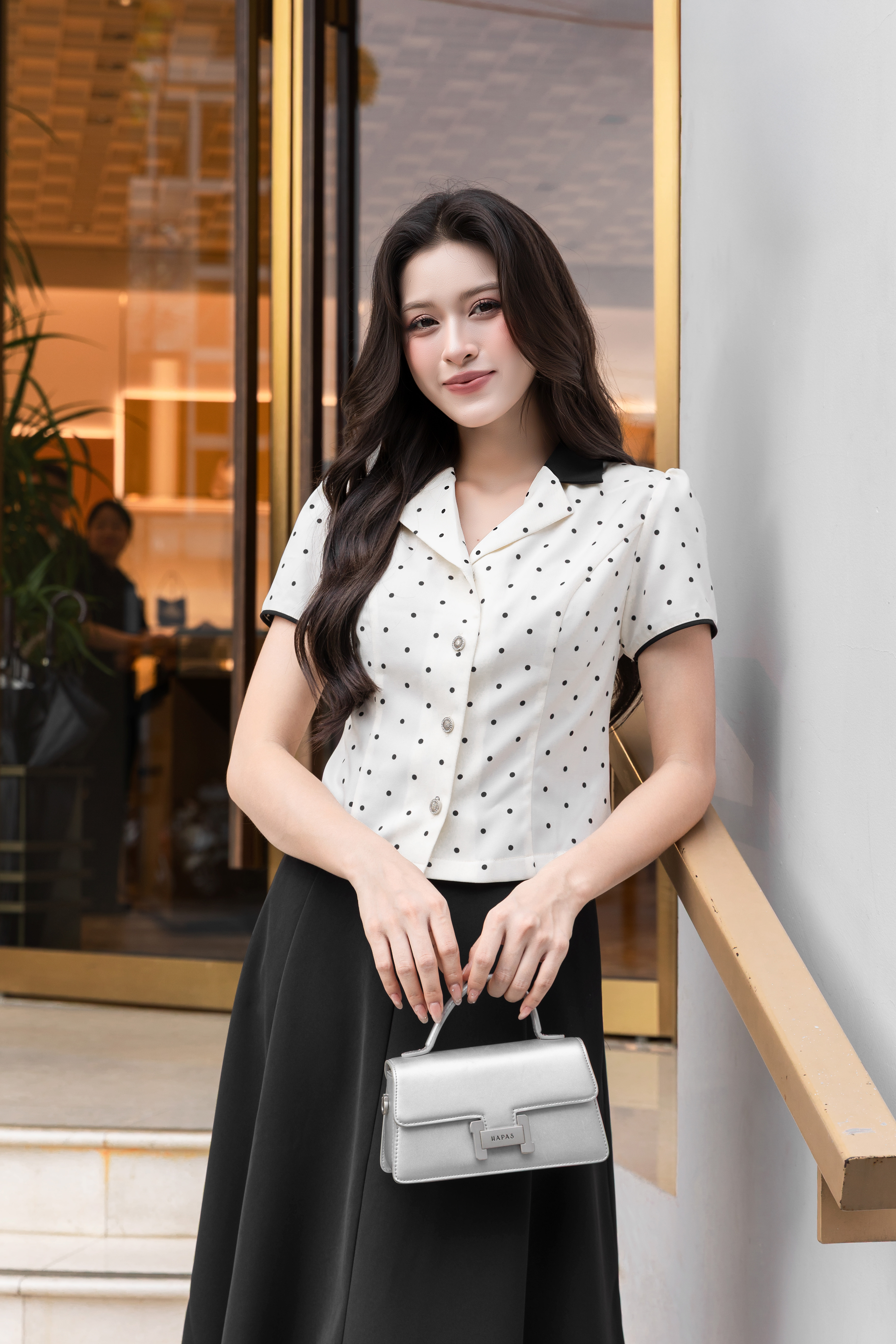 Áo sơ mi ký giả chấm bi A4212_thumbnail_2