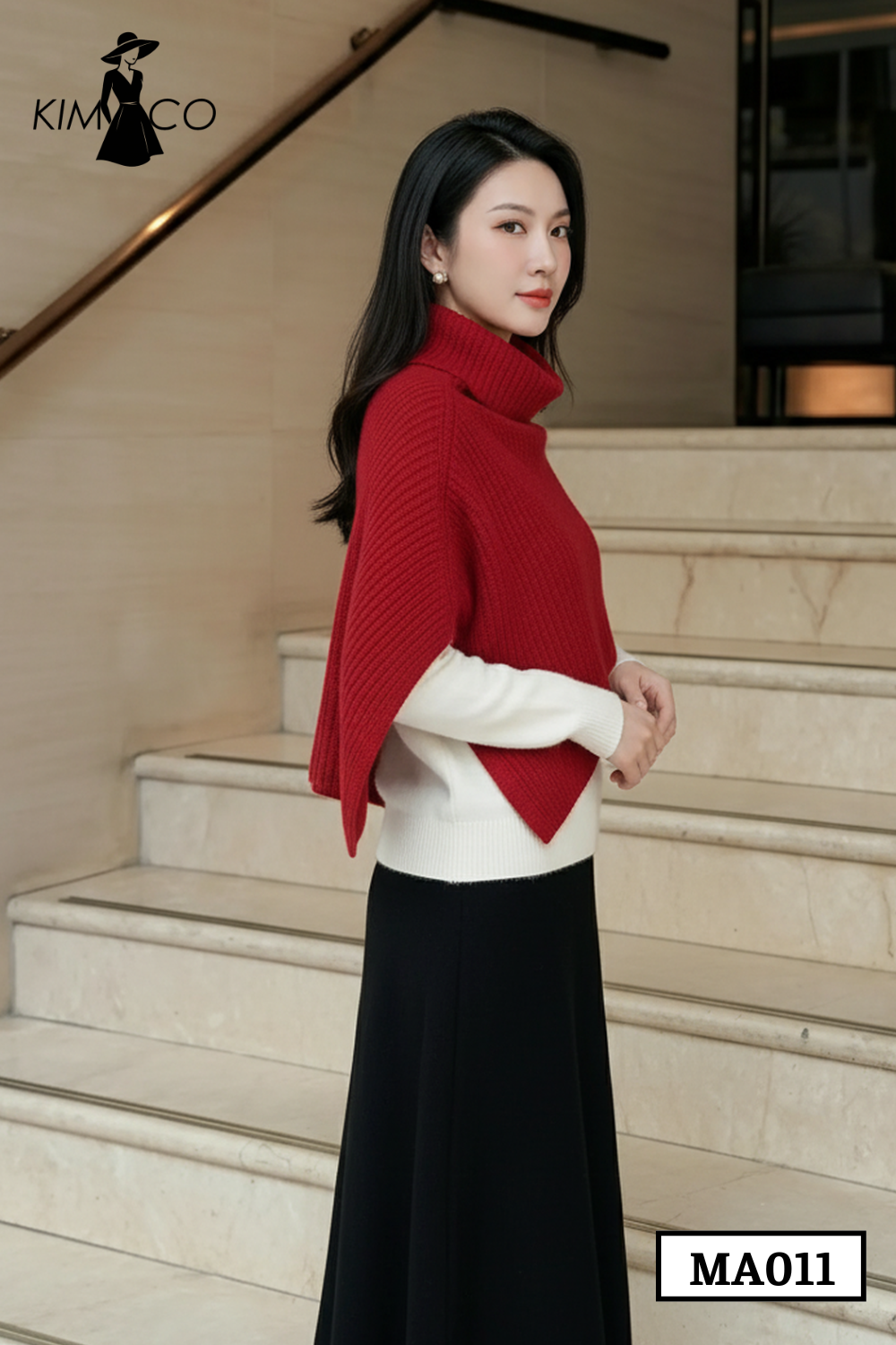 Áo Choàng Len Cổ Cao Ruby - MA011_thumbnail_5
