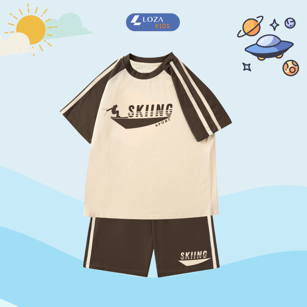 Đồ bộ bé trai phối viền SKIING SPORT - Loza BF373_thumbnail_0