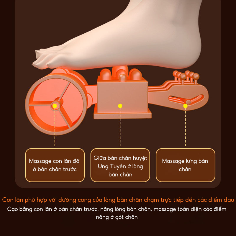 Máy massage chân 6D NMIMART Kết Hợp Bấm Huyệt, nén khí, sưởi ấm_thumbnail_10