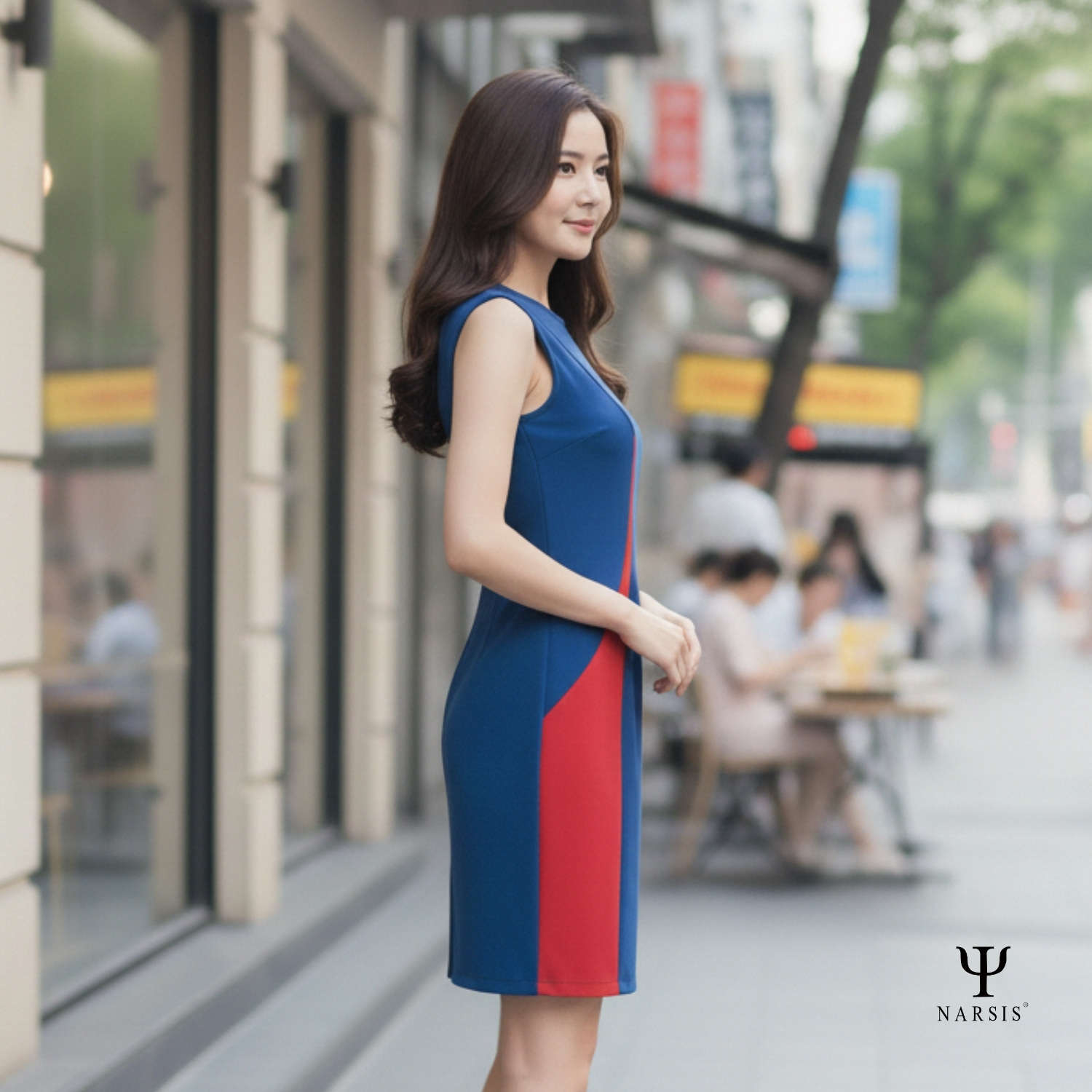 VÁY NỮ NEW1276 NARSIS CHẤT LIỆU THOÁNG MÁT, DỄ CHỊU, THOẢI MÁI CẢ NGÀY, DỄ VẬN ĐỘNG_thumbnail_3