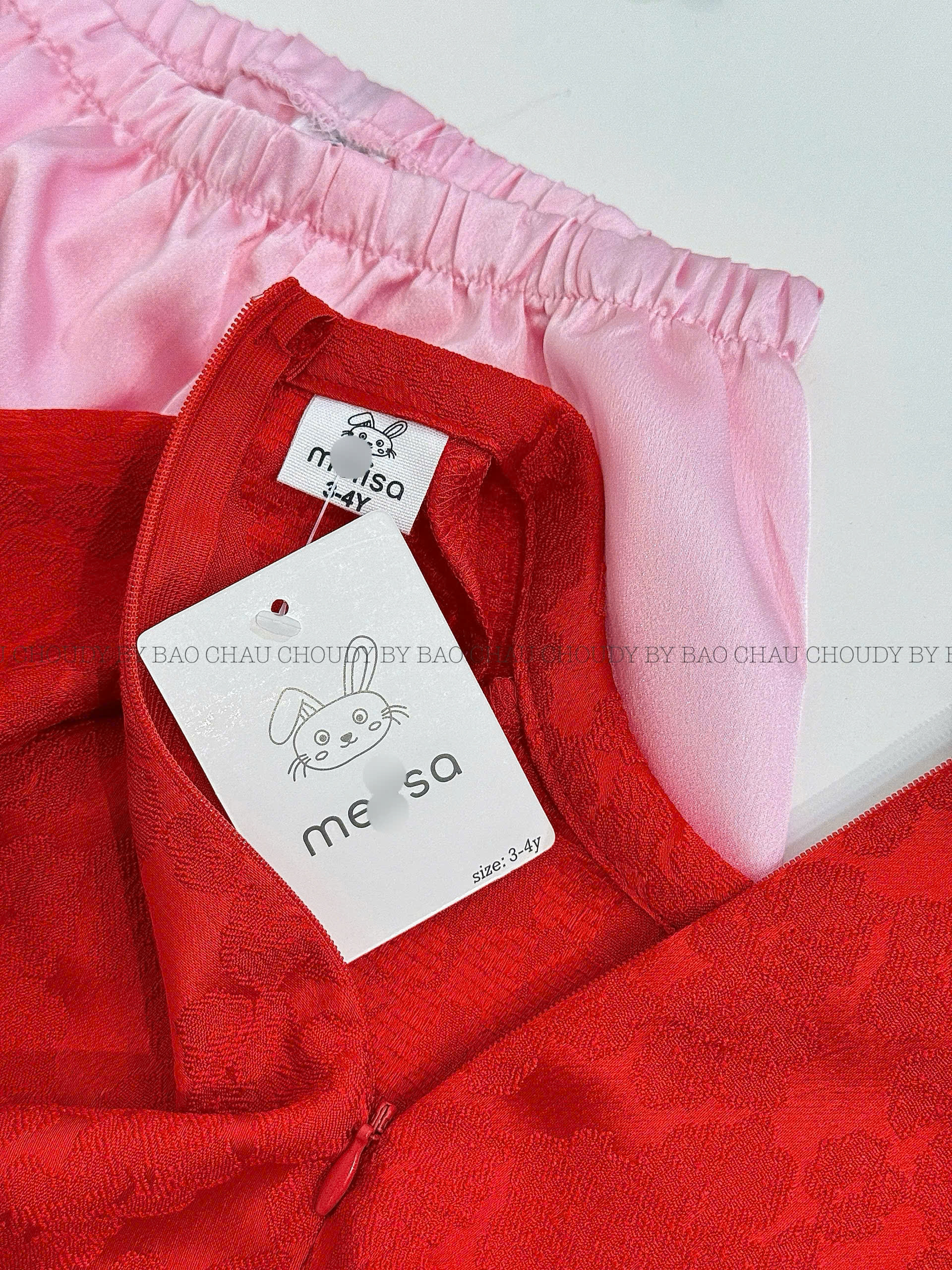 SALE A808 ÁO DÀI ĐỎ BÉ GÁI_thumbnail_3