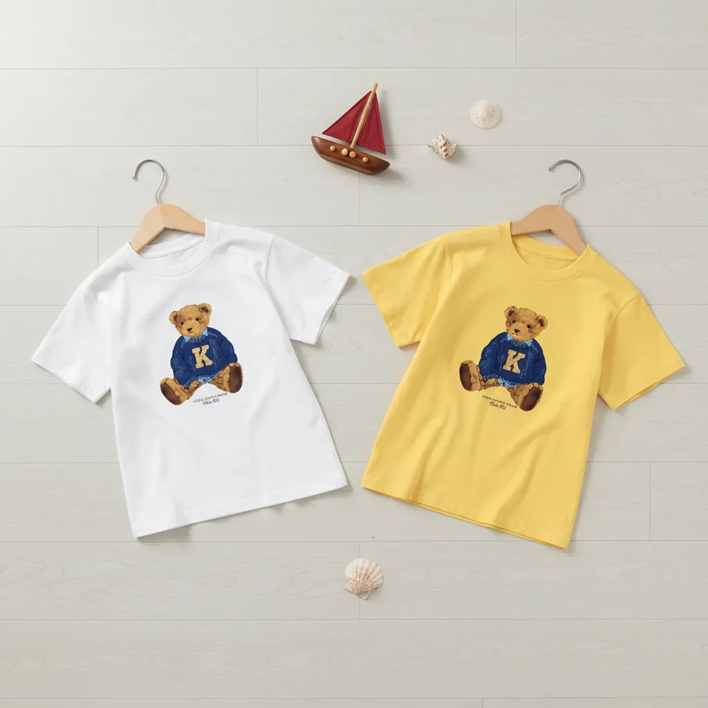 Áo thun bé trai bé gái Kado Teddy form rộng 3411_thumbnail_6