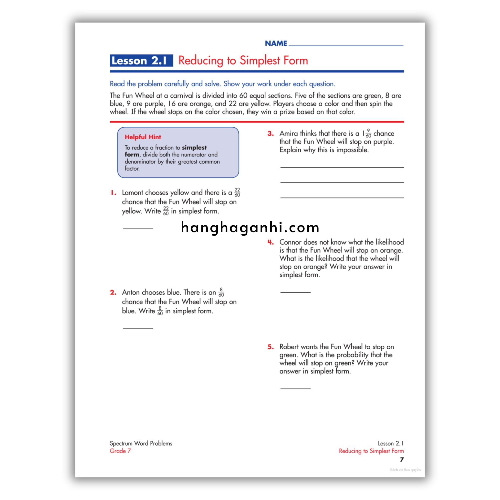 Spectrum Word Problems Workbook Grade 7_thumbnail_12