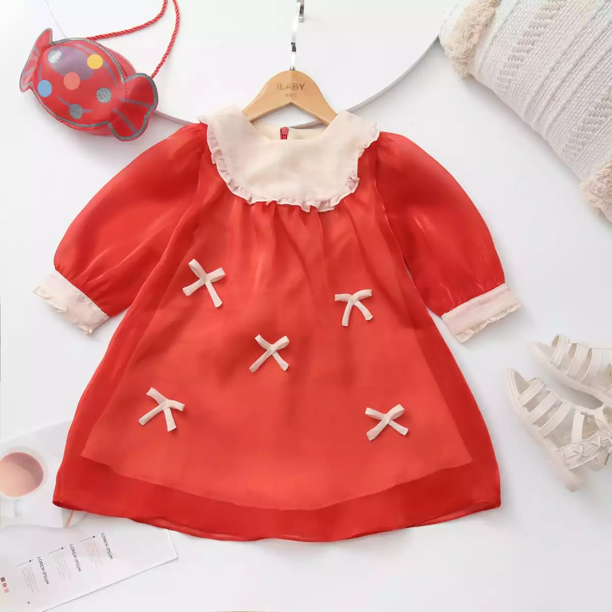 Váy bèo ngực phối nơ_thumbnail_0