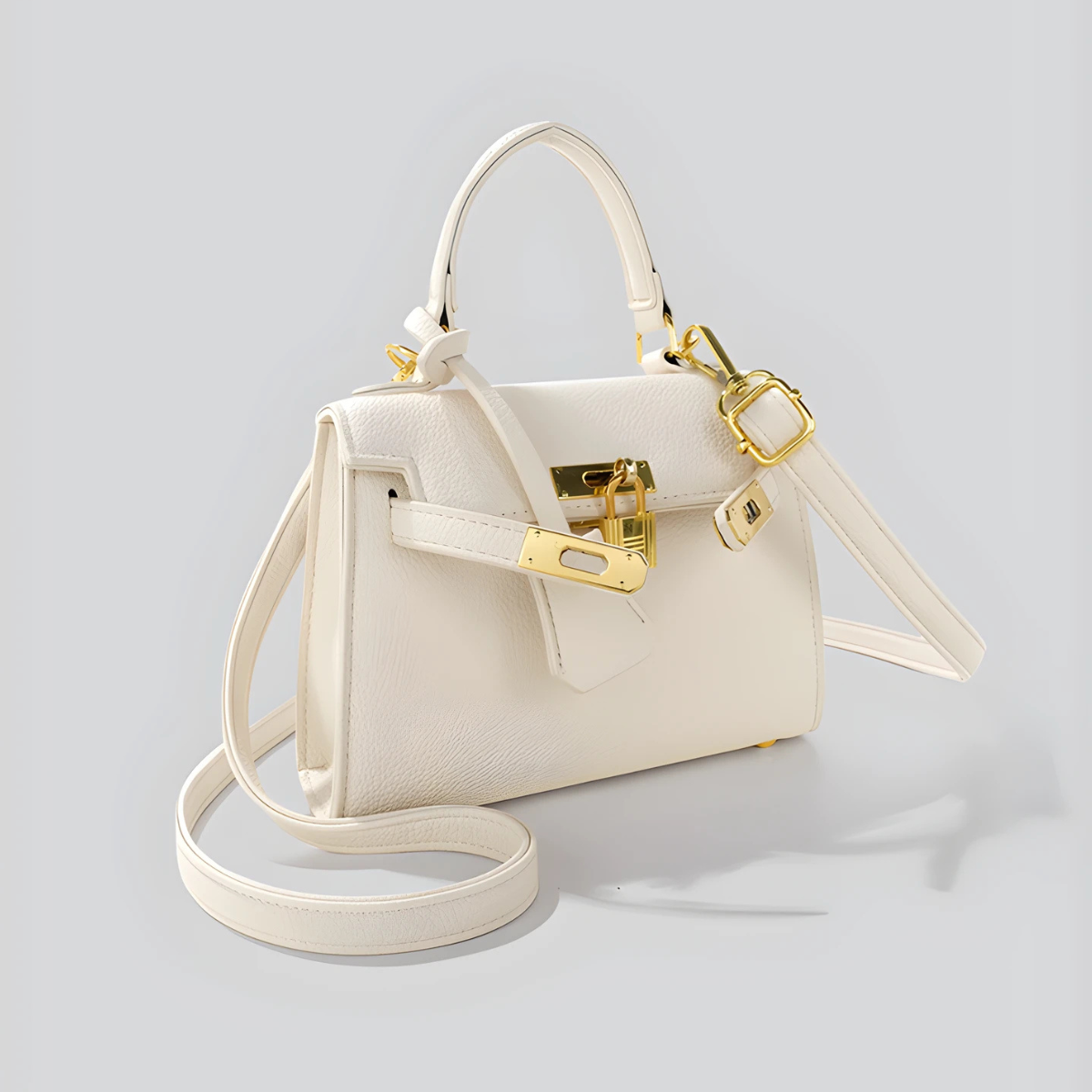 Túi xách nữ UHE_2516 Elegant – khóa kim loại, 2 màu Đen/Trắng_thumbnail_9