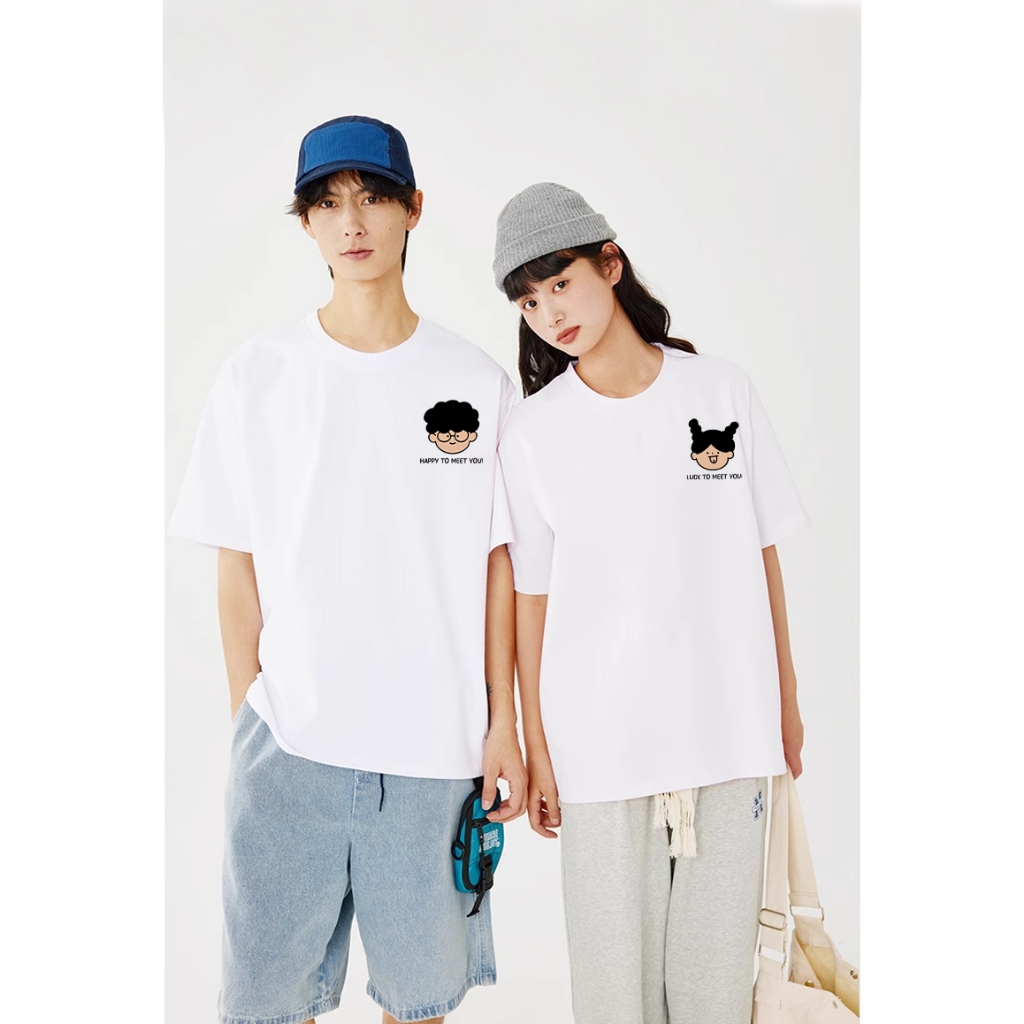 Áo thun couple cặp đôi form rộng unisex đủ size ATD1065 Miucho tay lỡ cổ tròn in artwork_thumbnail_4