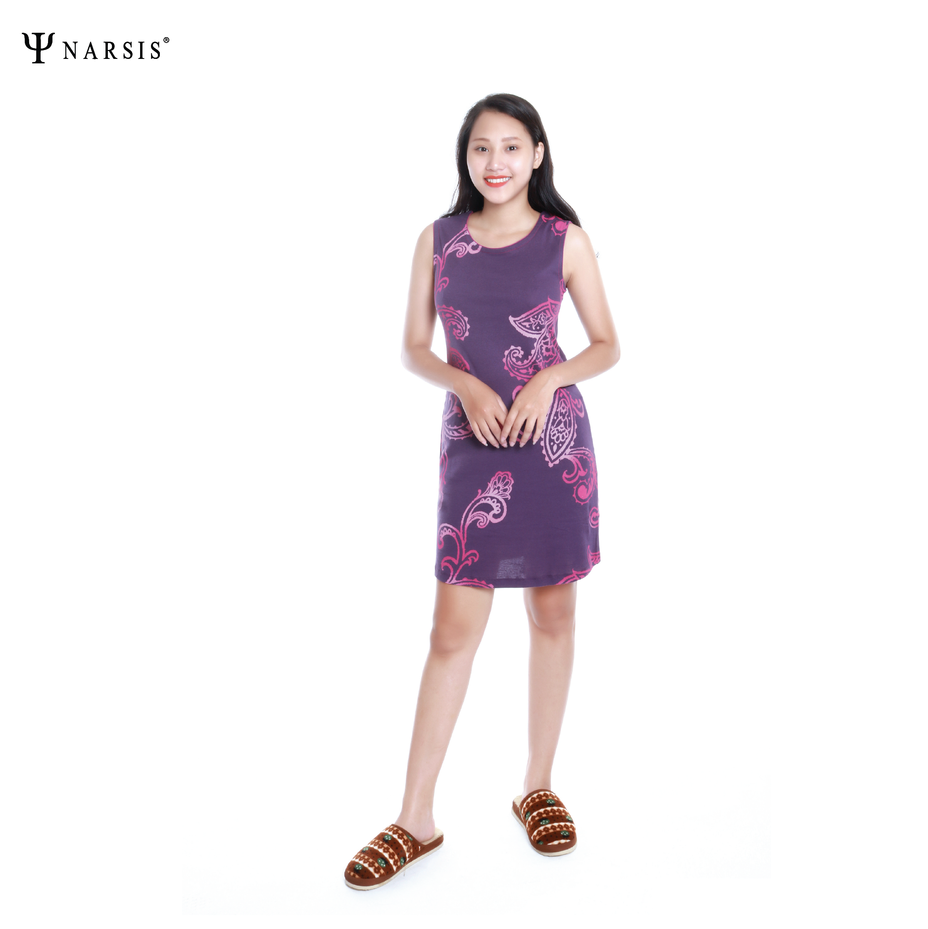 VÁY NỮ NEW1279 NARSIS CHẤT LIỆU THOÁNG MÁT, DỄ CHỊU, THOẢI MÁI CẢ NGÀY, DỄ VẬN ĐỘNG_thumbnail_1