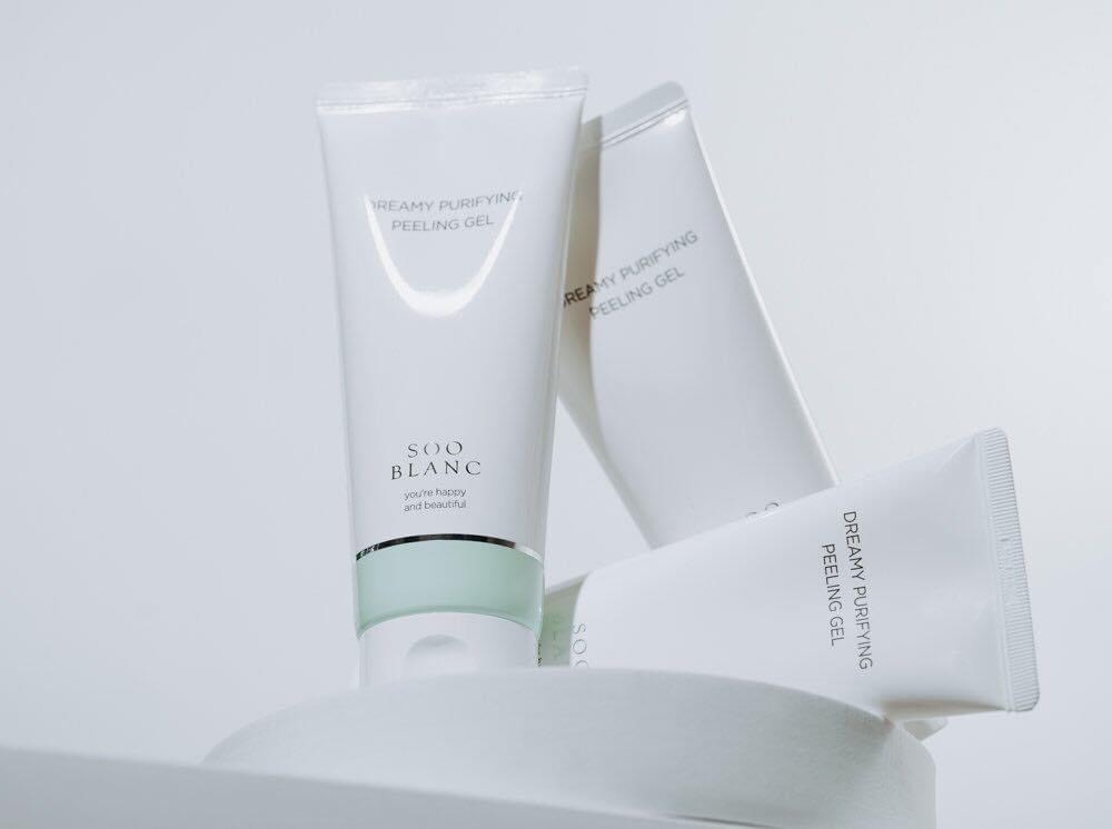 SOO BLANC DREAMY PURIFYING PEELING GEL - Gel Tẩy Da Chết Dịu Nhẹ Làm Sáng Da - Chiết Xuất Hoàng Liên, Tinh Dầu Vỏ Chanh - 150ml - [SB001]_thumbnail_4
