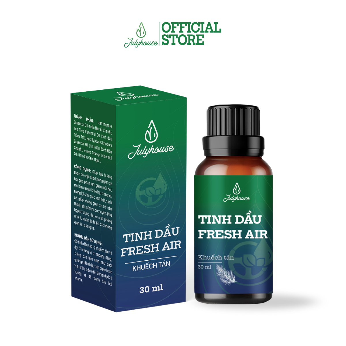 Tinh dầu khuếch tán Fresh Air Julyhouse 30ml