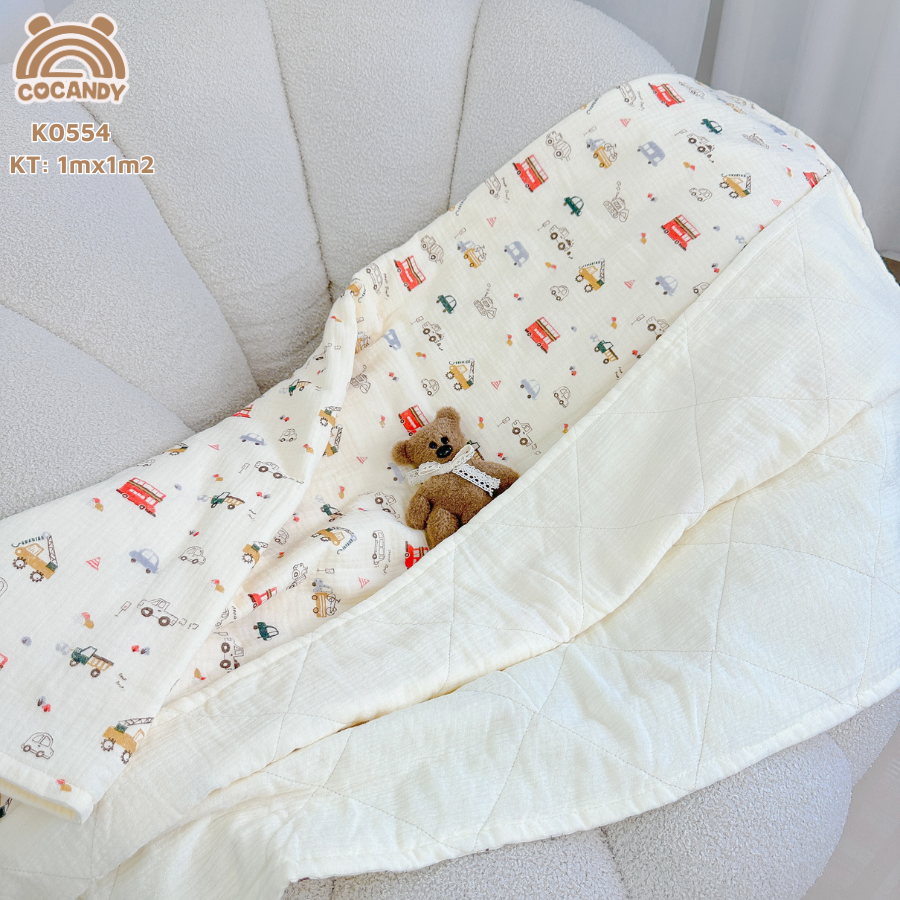 Chăn trần bông BE ô tô