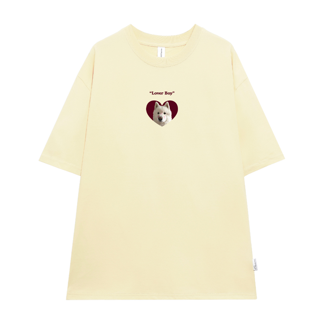 Áo thun cặp nam nữ LOVER form rộng 1956 Miucho cổ tròn vải 4c cotton 220gsm thoáng mát in mix_thumbnail_13