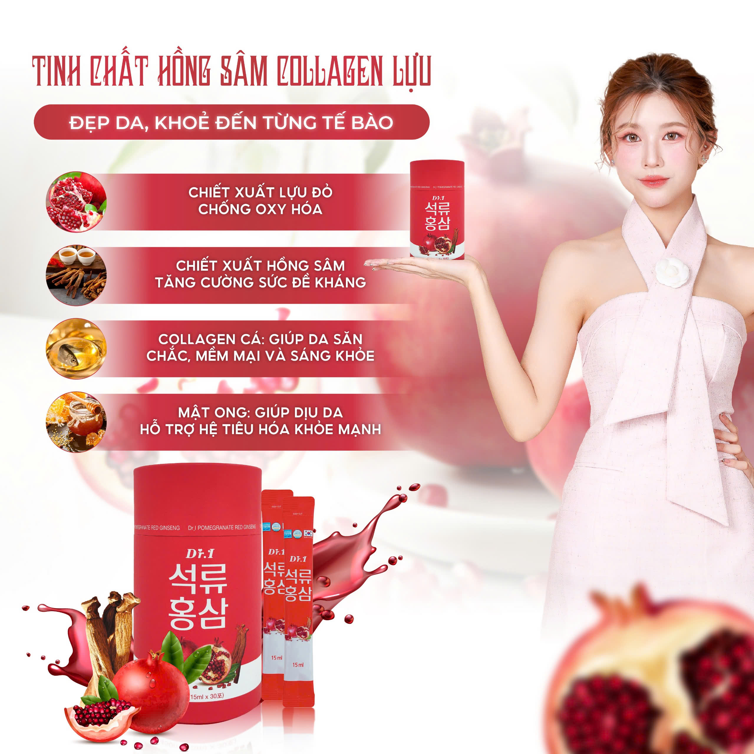Tinh Chất Hồng Sâm Collagen Lựu - Tặng 1 gói kẹo sâm 200g_thumbnail_2
