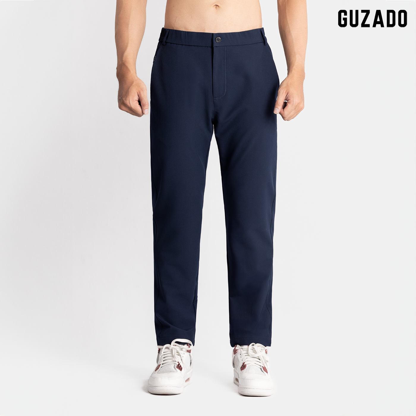 Quần Âu Nam GUZADO Cao Cấp , Cạp Cúc GDC03_thumbnail_0