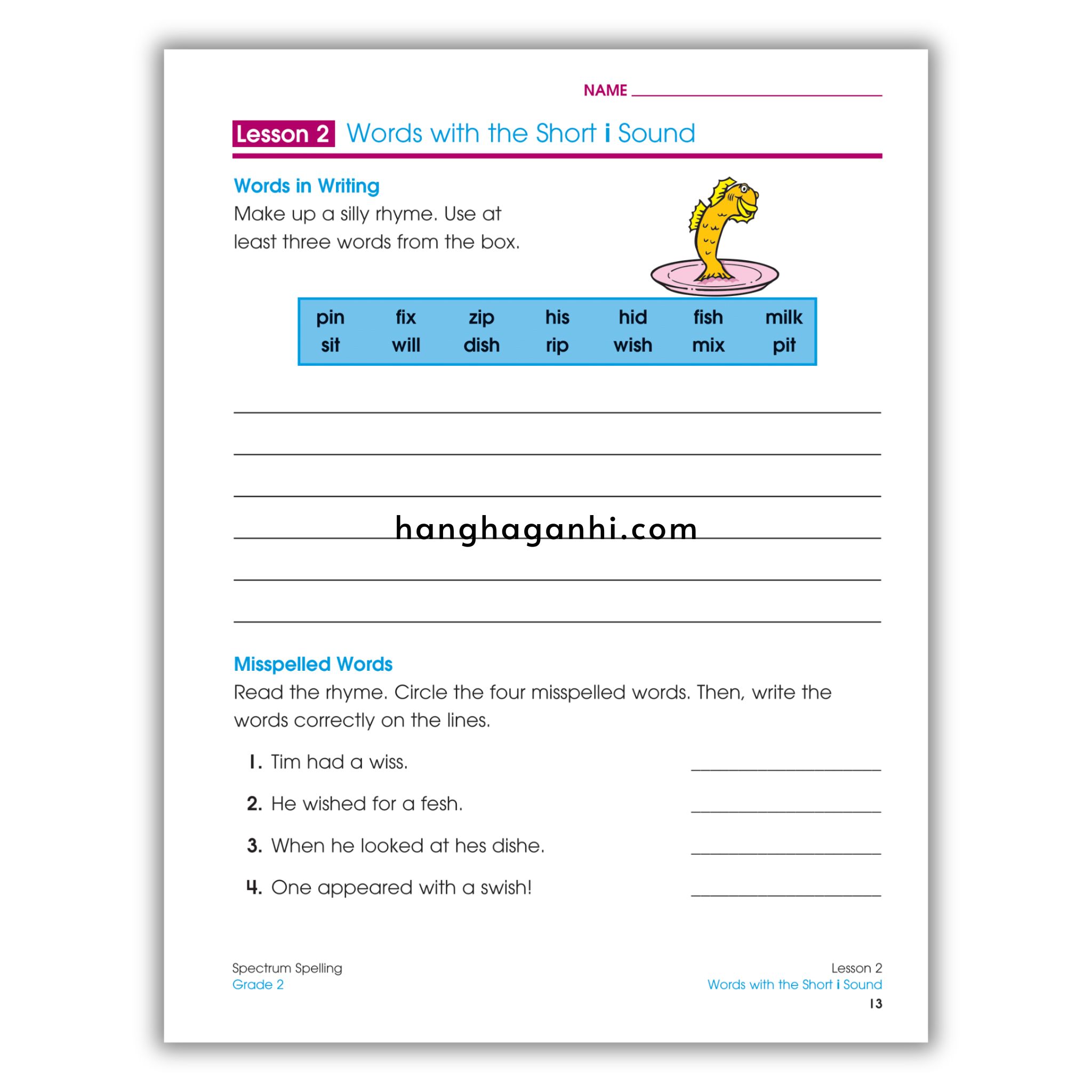 Sách Spectrum Spelling Workbook Grade 2_thumbnail_16