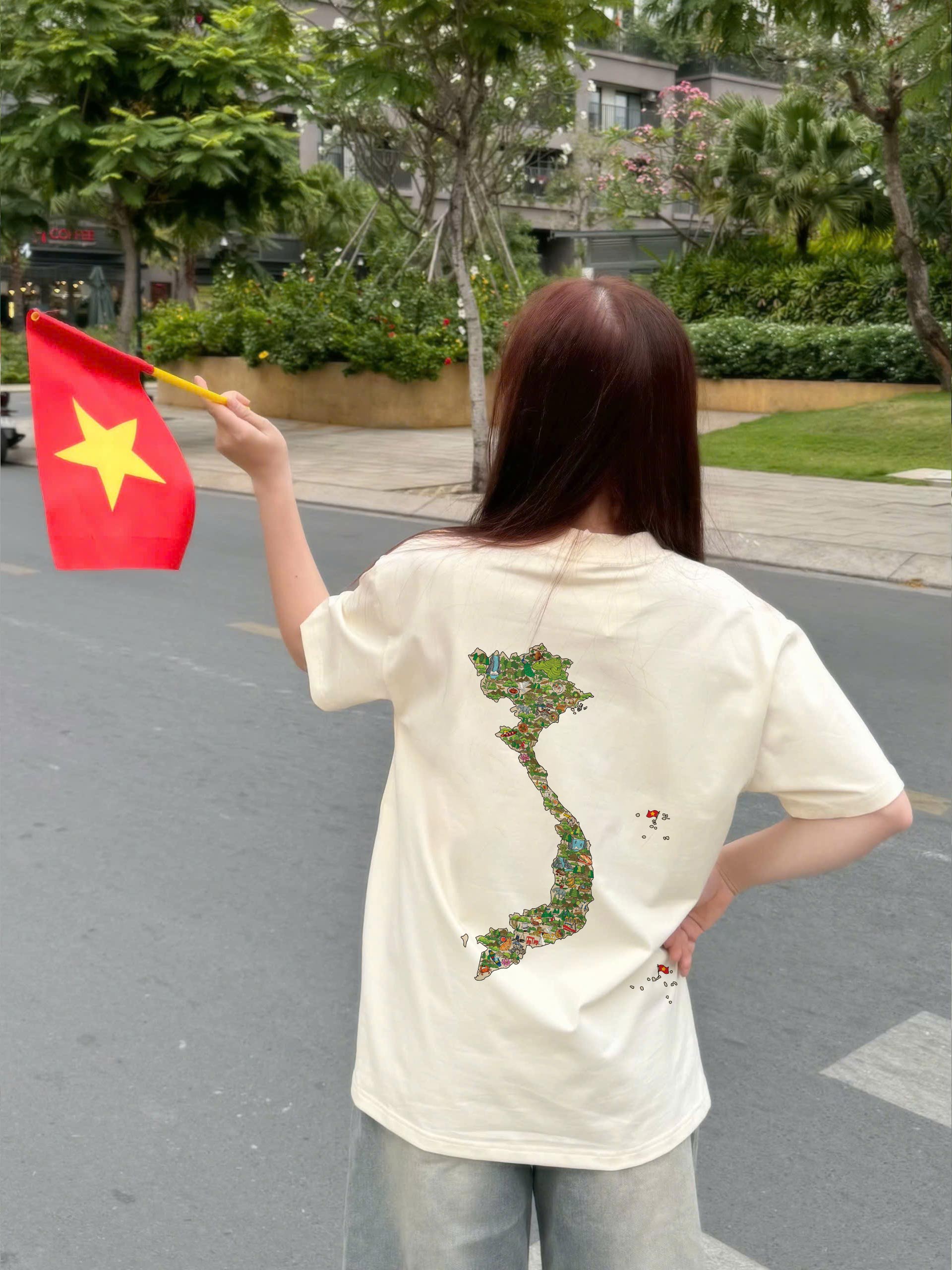 Áo thun local brand Việt Nam tôi yêu Miucho BST cổ tròn vải cotton 4c 220gsm thoáng mát in mix_thumbnail_4