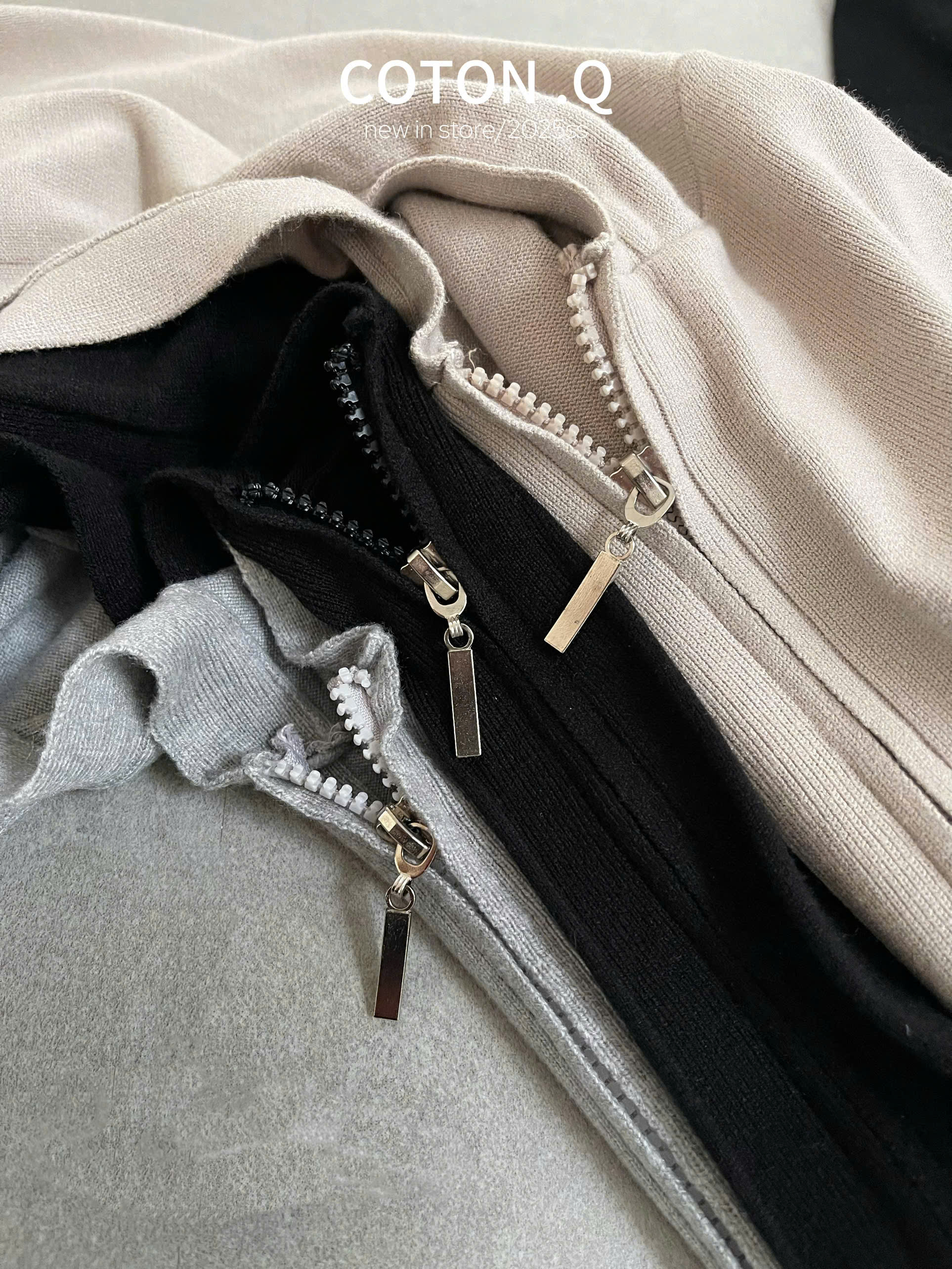 Áo khoác Cotton-Q ( ĐEN )_thumbnail_12