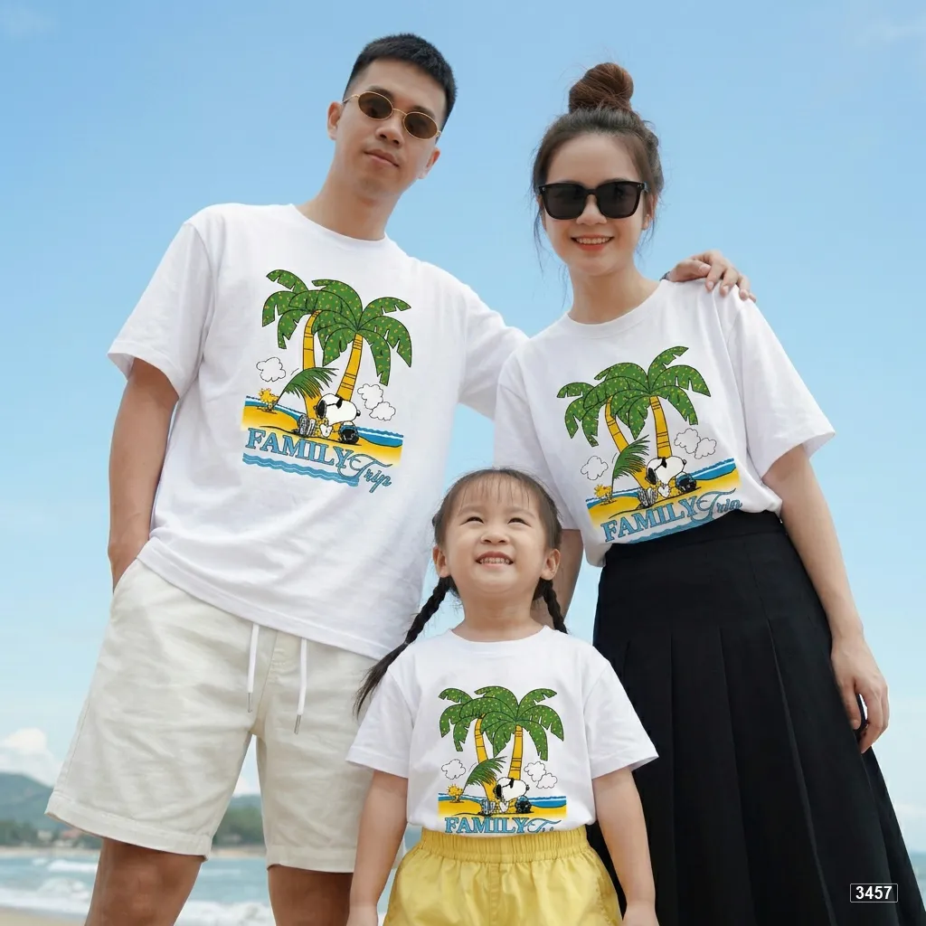 Áo thun form rộng bé và gia đình mùa hè Kado 3456_thumbnail_3