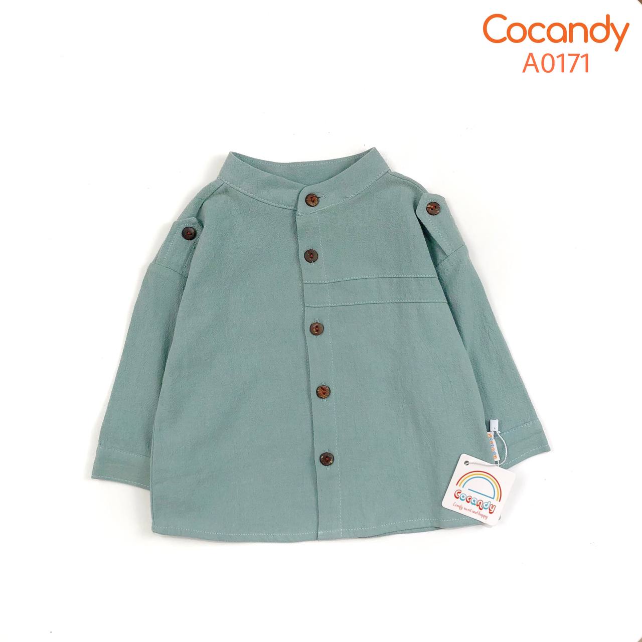 Áo dài đũi XANH cổ tàu_thumbnail_0