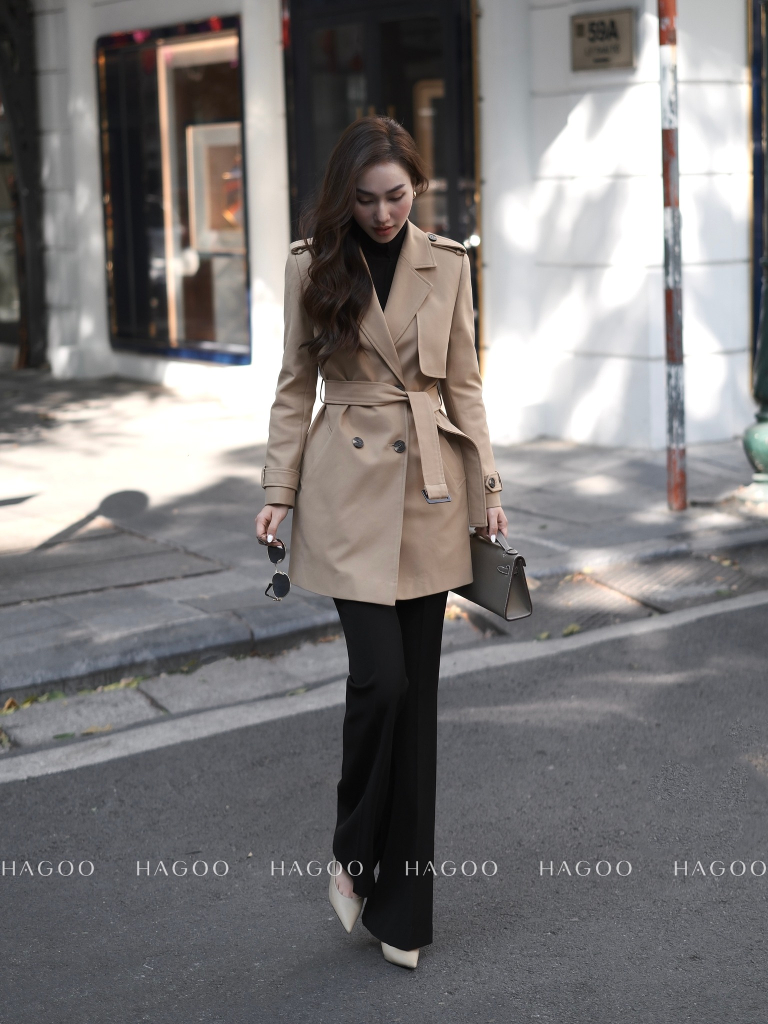 Áo măng tô dáng lửng HAGOO_thumbnail_1