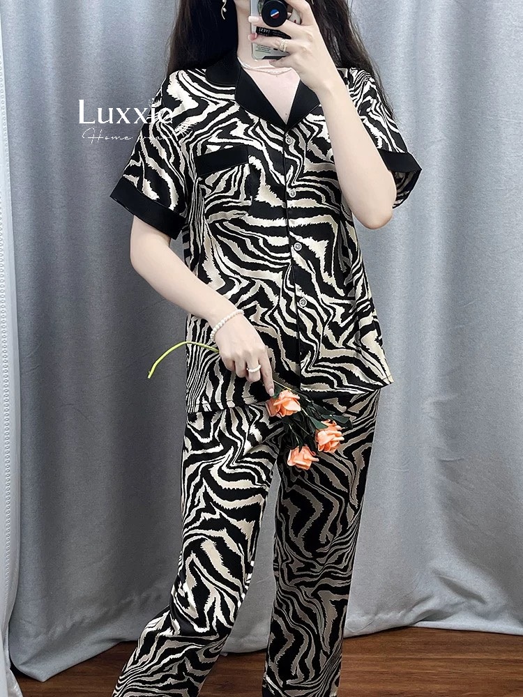 N42B Pijama Lụa nâu vằn cộc tay QCCC_thumbnail_6