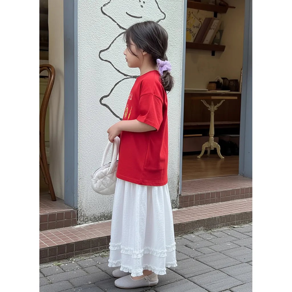 Áo thun kid Tết 2026 Kado vải cotton co giãn thoáng mát thoải mái cho bé cổ tròn in mix 2920_thumbnail_7