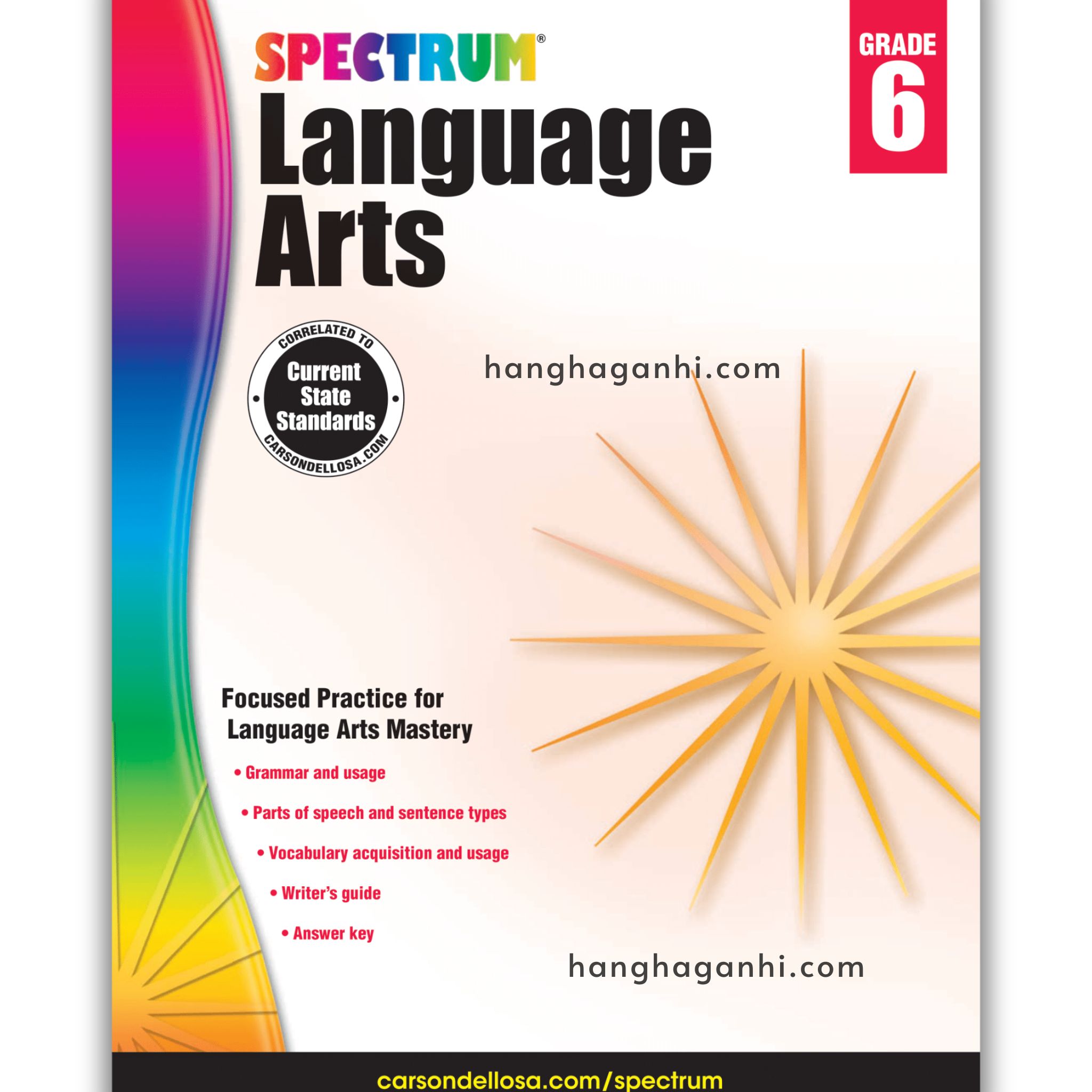 Sách Spectrum Language Arts Workbook Grade 6_thumbnail_0