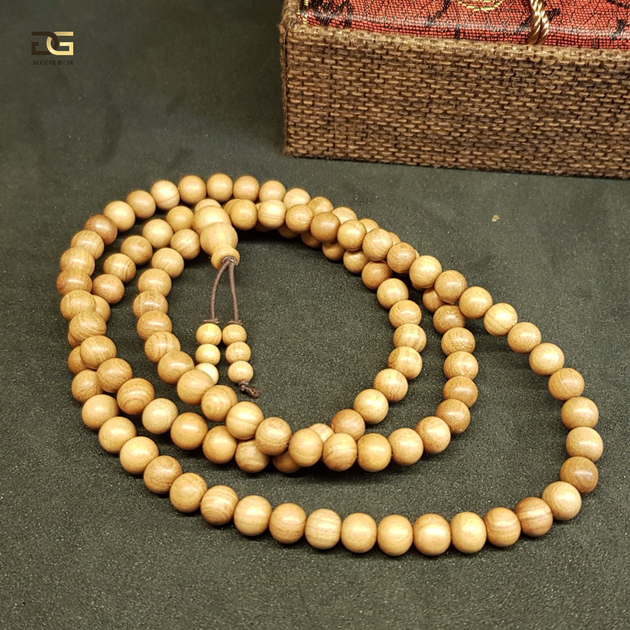 08mm (108 Hạt) Vòng Tay Đàn Hương Rừng Ấn Độ_thumbnail_4