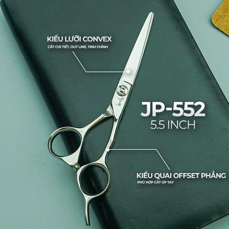 Kéo cắt tóc Viko LS  JP552 - bảo hành 1 năm