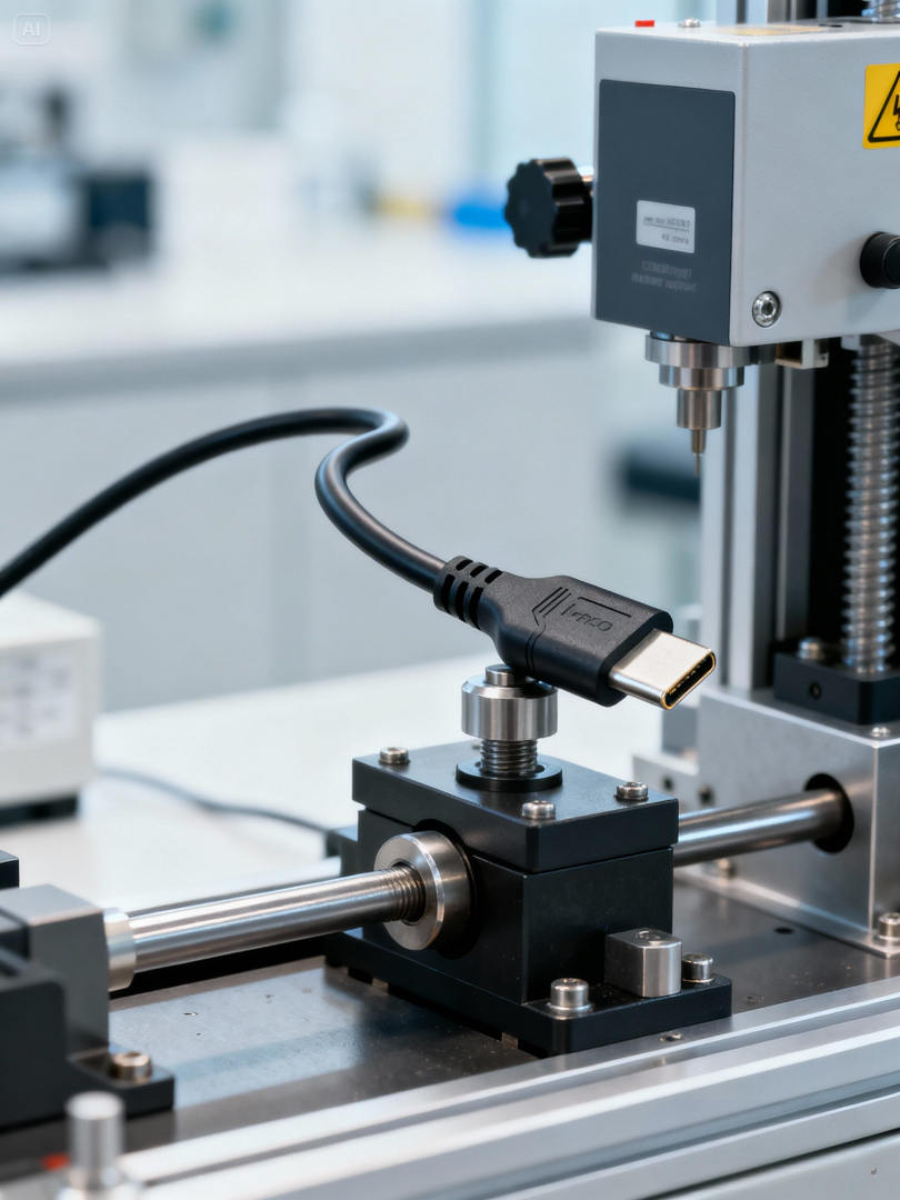 dreamina-2026-02-03-9488-Một sợi cáp sạc được kiểm tra độ bền bằn...