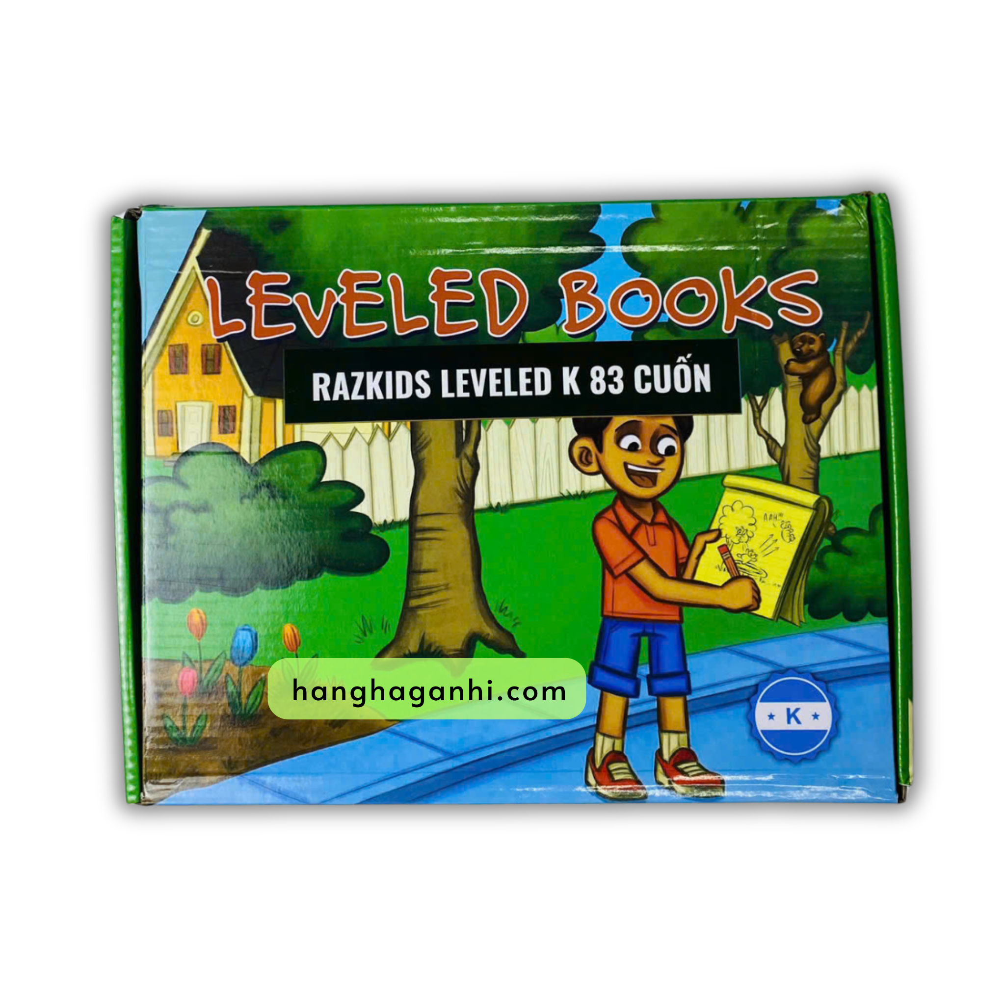 Razkids nhập bản in rời level K 83 quyển nguyên hộp kèm file nghe