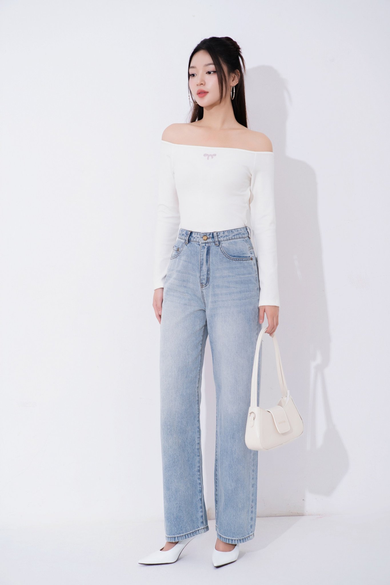 Quần Jean Ống Suông Cao Cấp_thumbnail_2