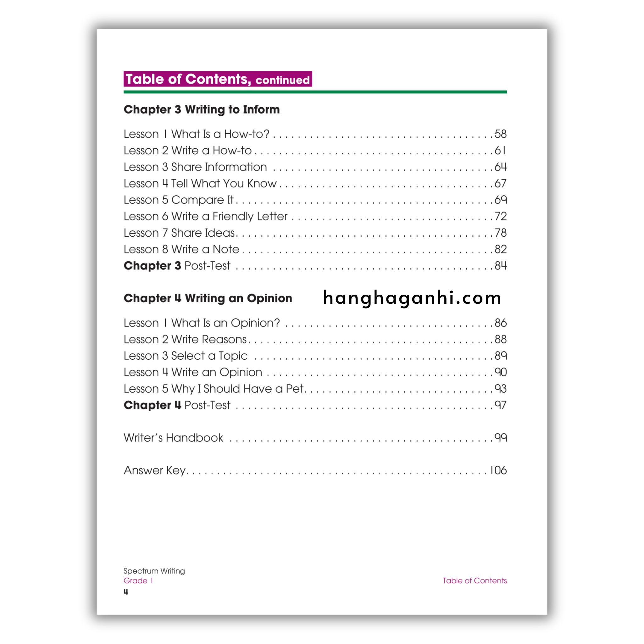 Sách Spectrum Writing Workbook Grade 1_thumbnail_2