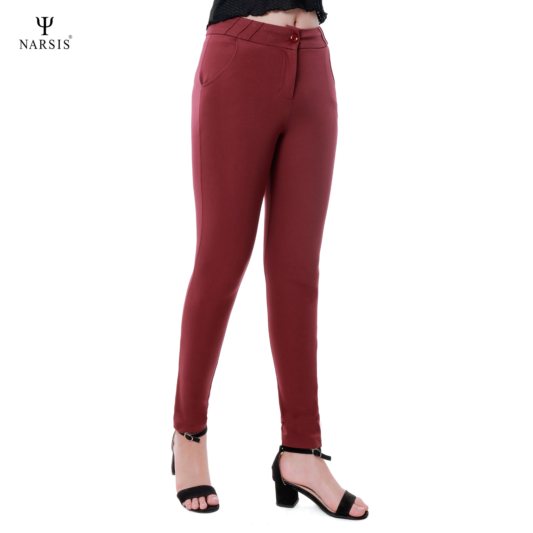 QUẦN DÀI NỮ P5045 NARSIS VẢI KAKI BỀN, THOẢI MÁI, THỜI TRANG, PHONG CÁCH, THỜI TRANG, PHONG CÁCH_thumbnail_1