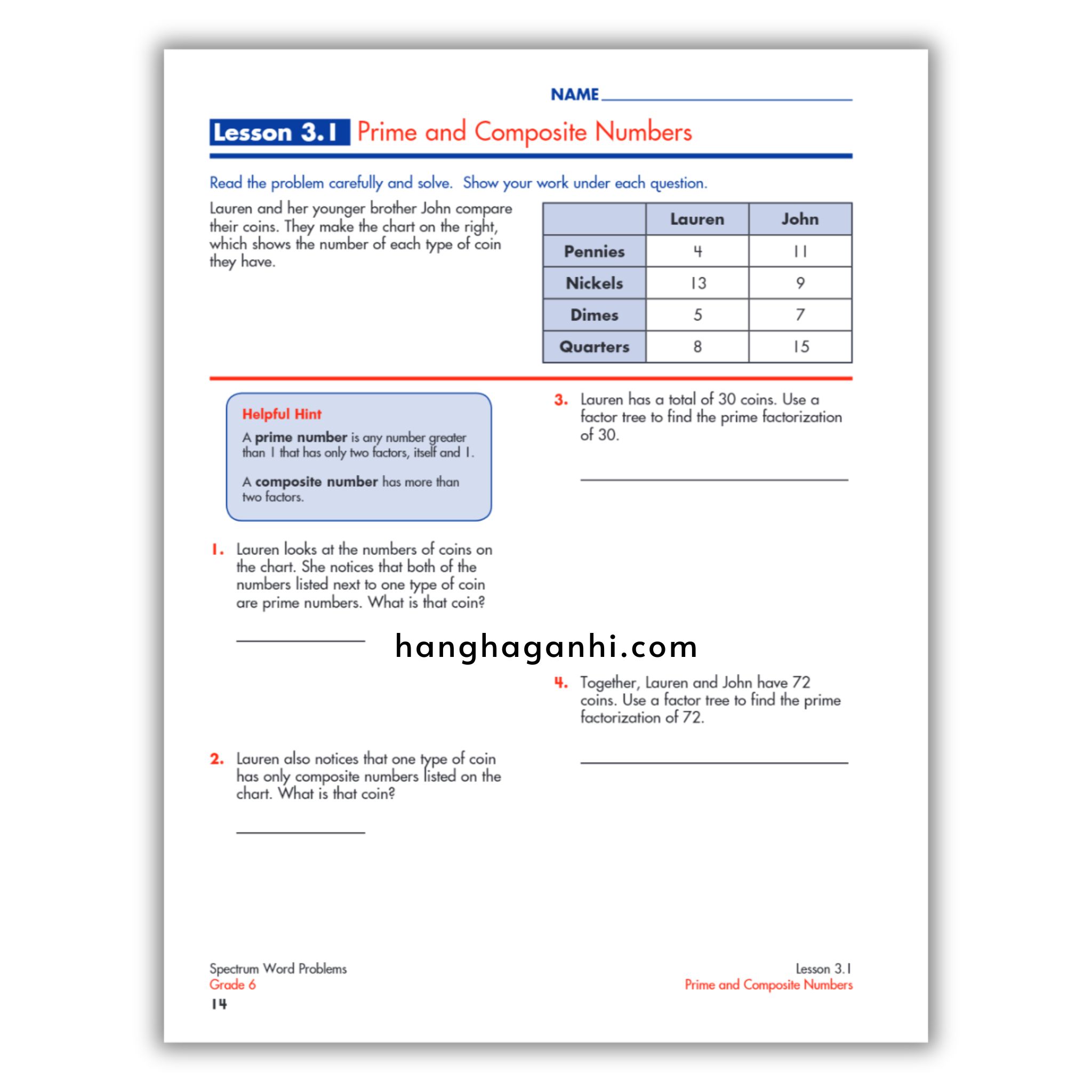 Sách Spectrum Word Problems Workbook Grade 6_thumbnail_13