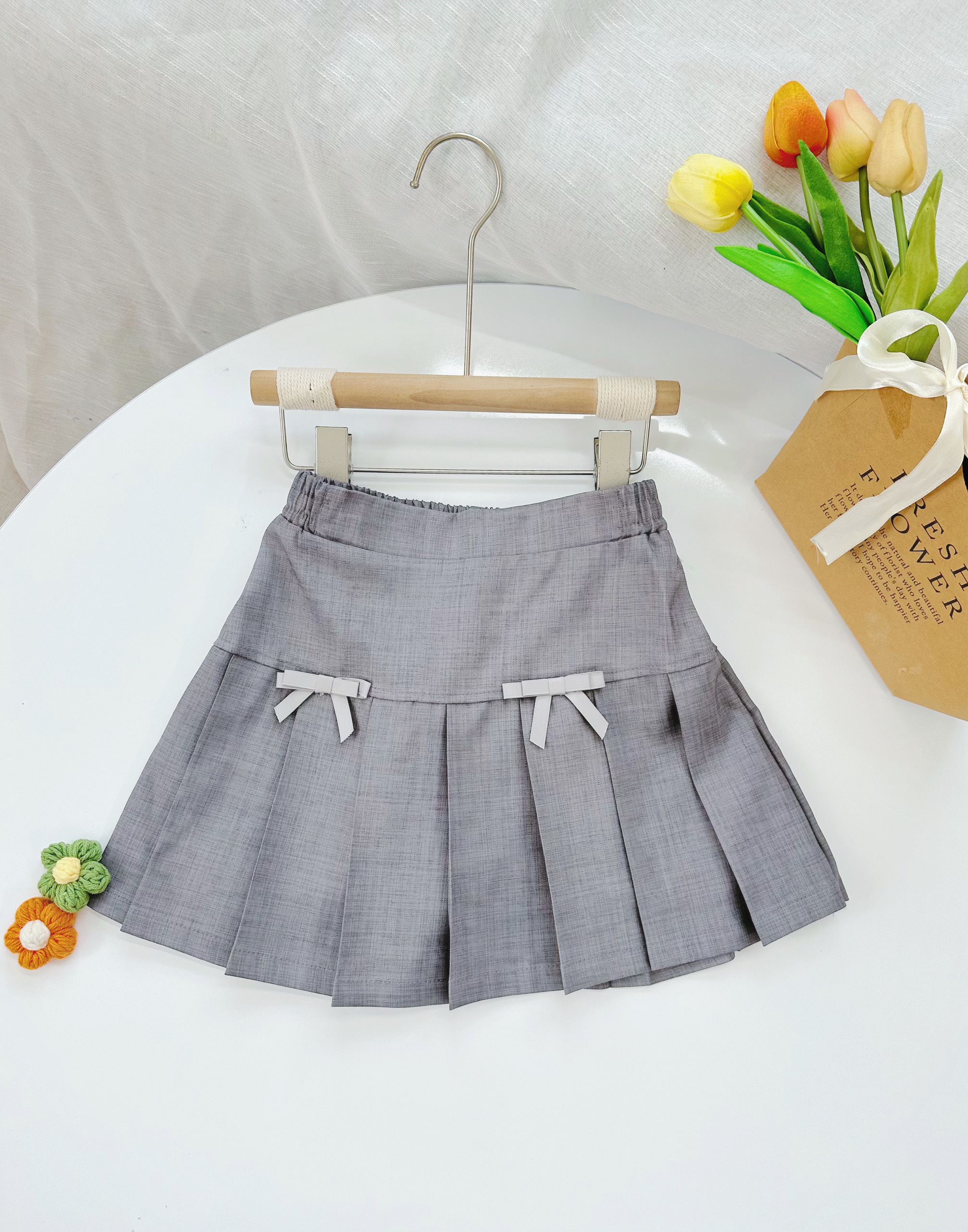 Chân váy xếp ly đính nơ CV24004_thumbnail_2