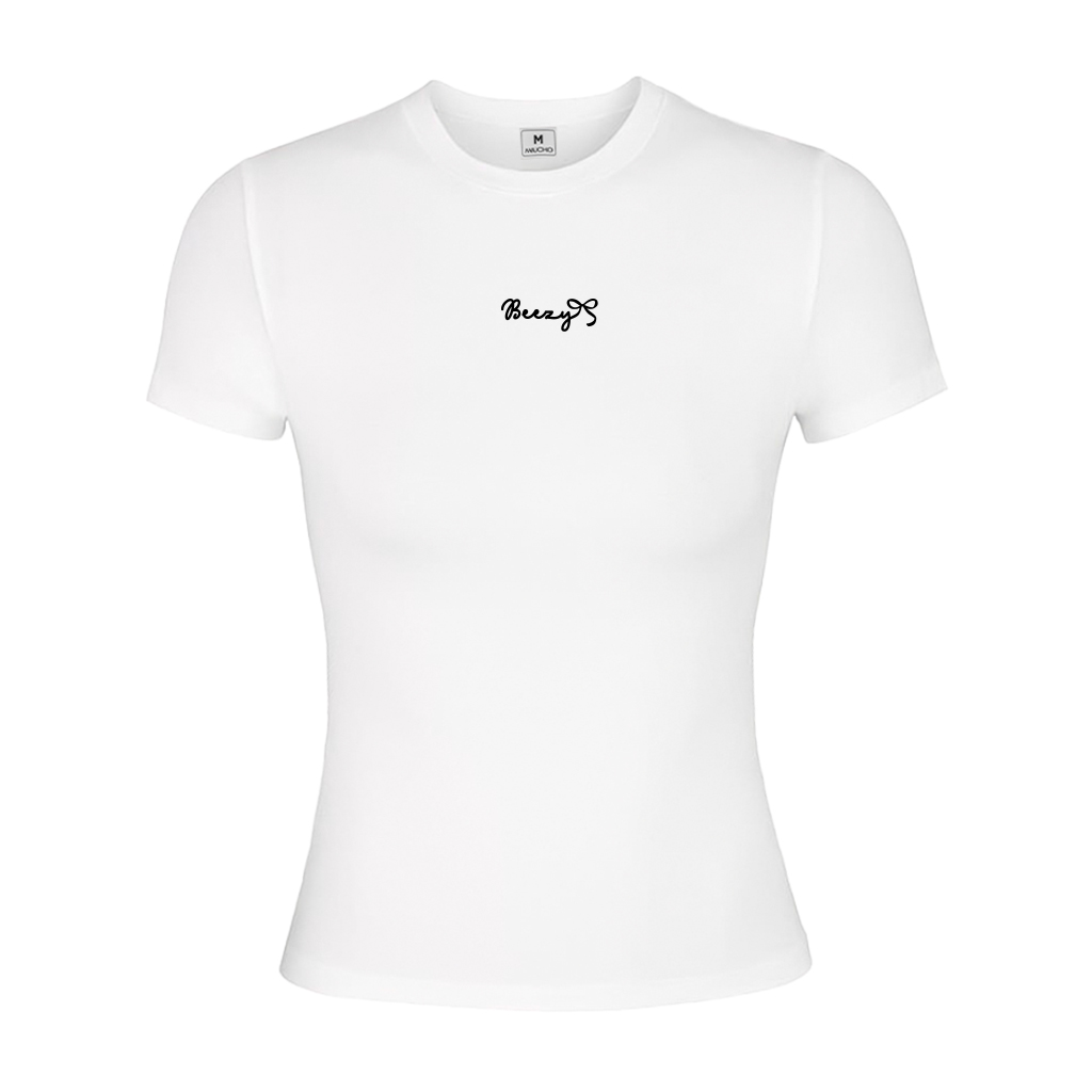 Áo baby tee ôm body local brand Beezy vải visco thoáng mát cổ tròn in basic 2681_thumbnail_0