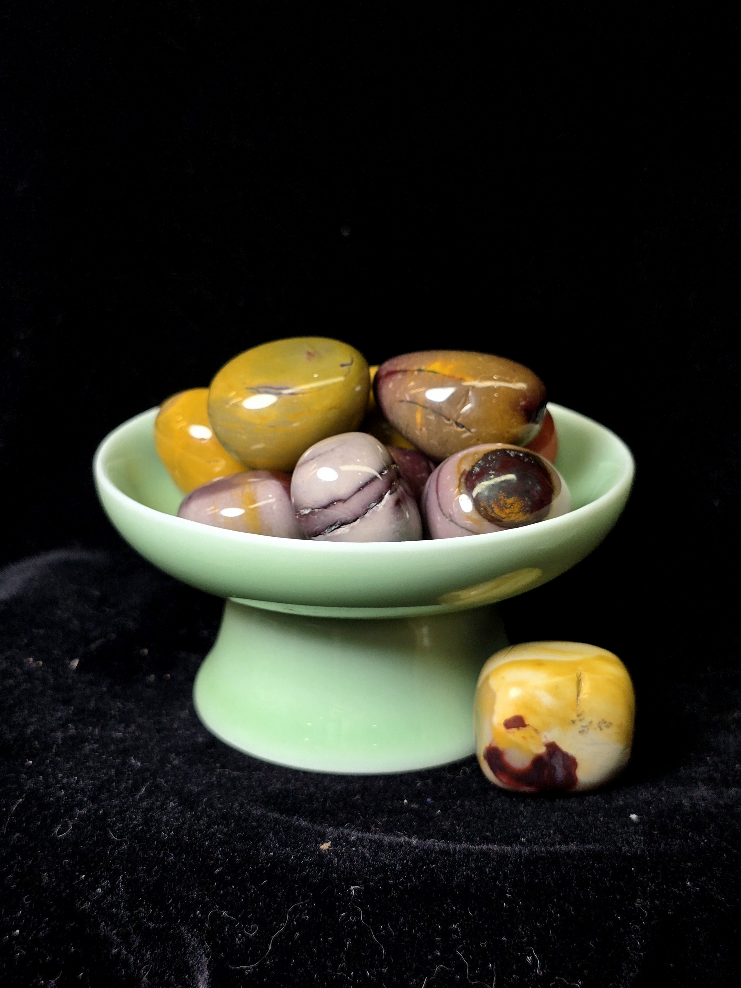 Đá cuội đã mài bóng / Tumbled Đá Mookaite Jasper size 2 - 3 cm/viên