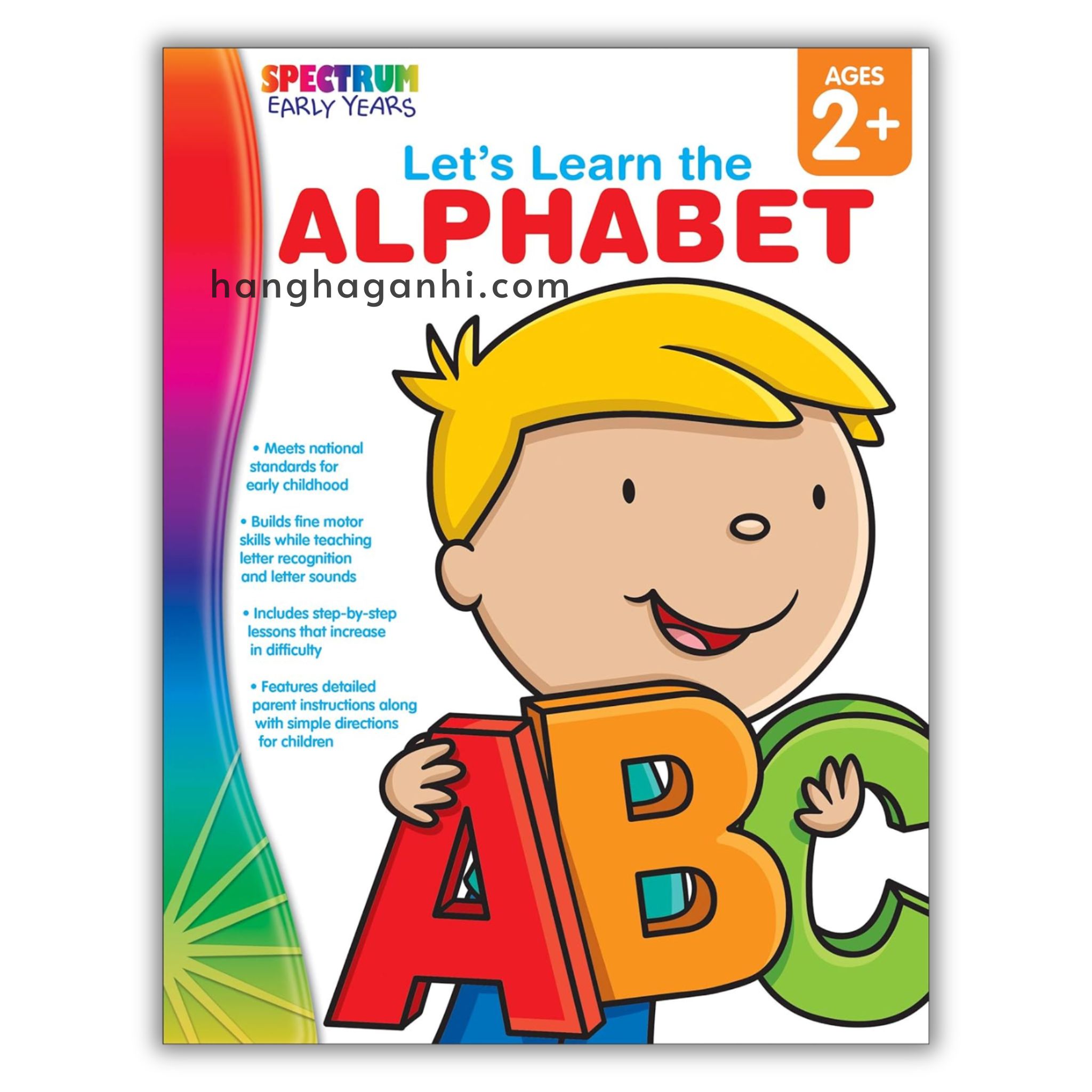 Spectrum 2+ Lets Learn the Alphabet for Early Years, sách Mỹ cho bé_thumbnail_0