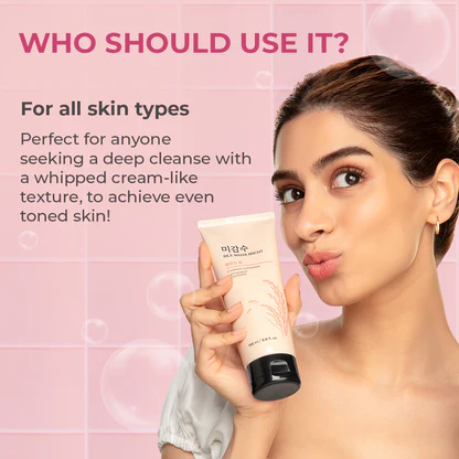 The Face Shop Rice Water Bright Foaming Cleanser 300ml_thumbnail_3