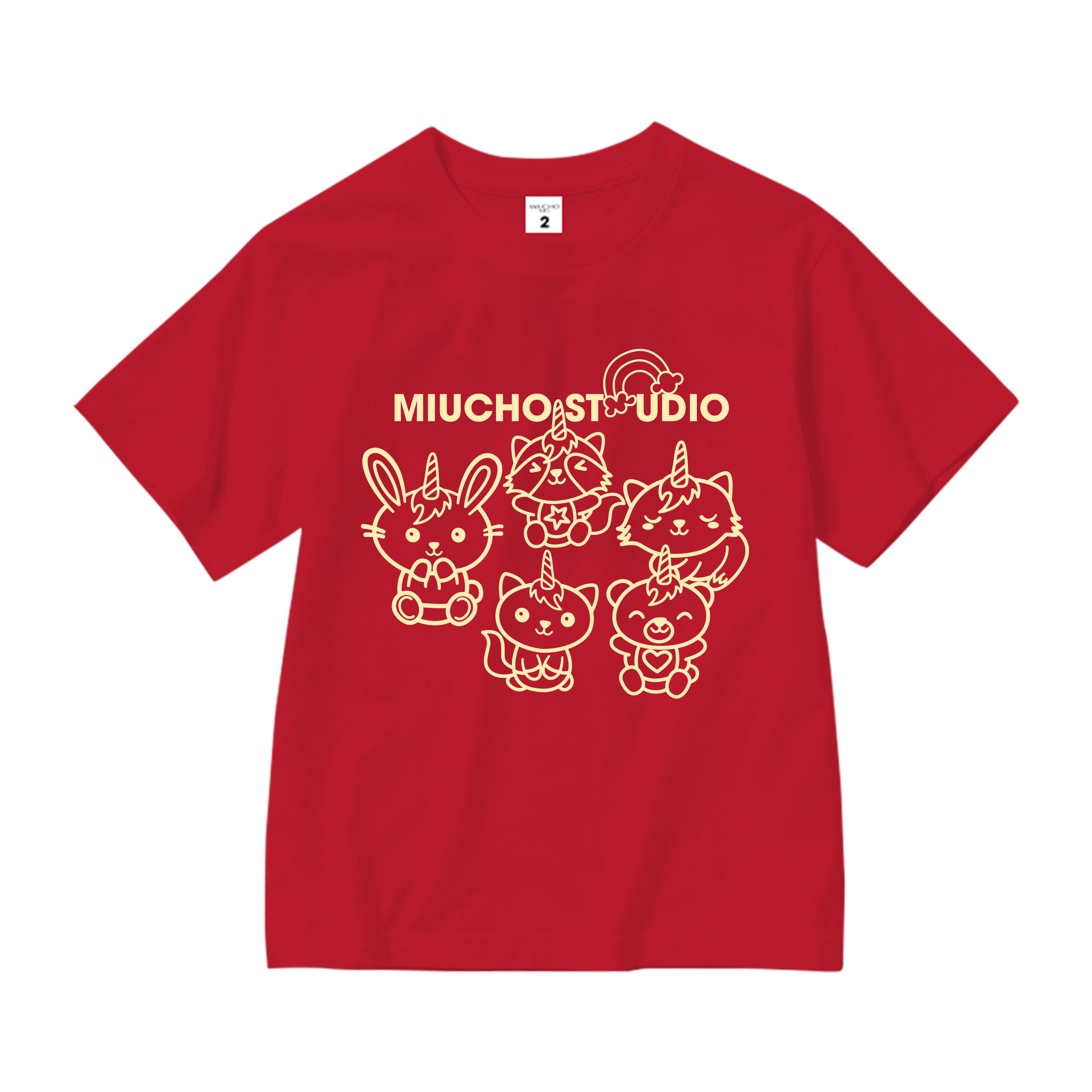 Áo thun bé gái form rộng dễ thương chất vải cotton thoáng mát AED1522 Miucho Kid in artwork_thumbnail_7