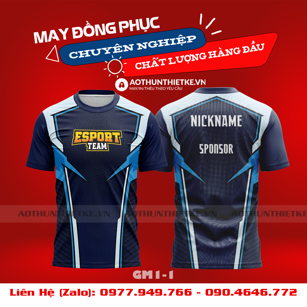 Mẫu Áo Game Thủ Esports Thiết Kế - TKGM110