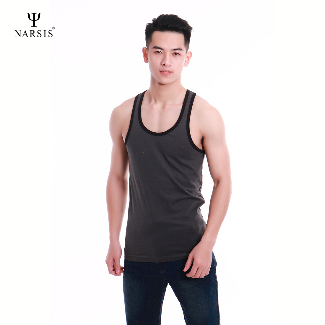 ÁO MAY Ô NAM D4111 NARSIS VẢI COTTON MỀM MẠI, CO GIÃN TỐT, VẢI THOẢI MÁI VẬN ĐỘNG, HÚT ẨM TỐT