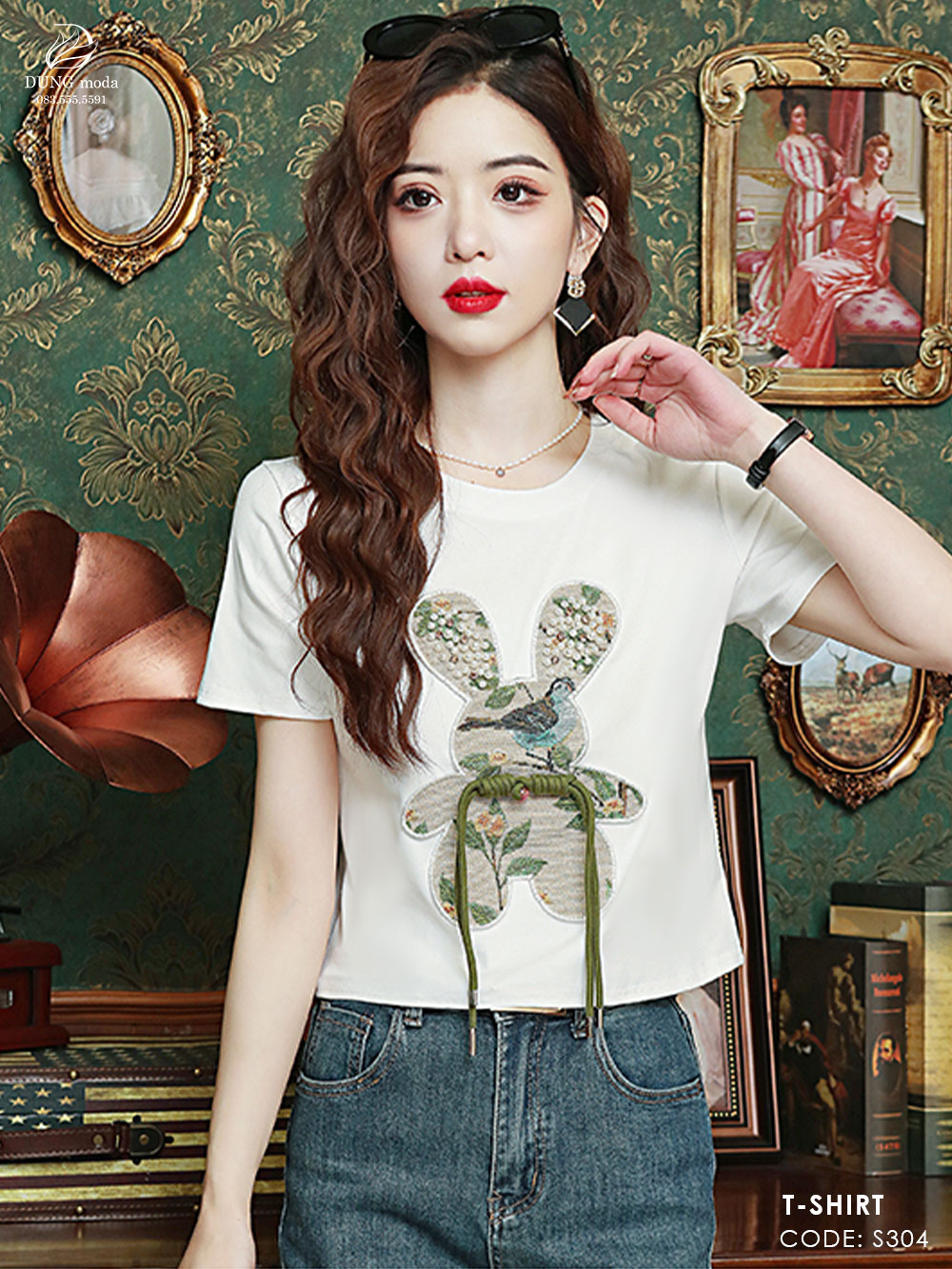 Áo Thun Quảng Châu S304 Trắng 9085_thumbnail_4